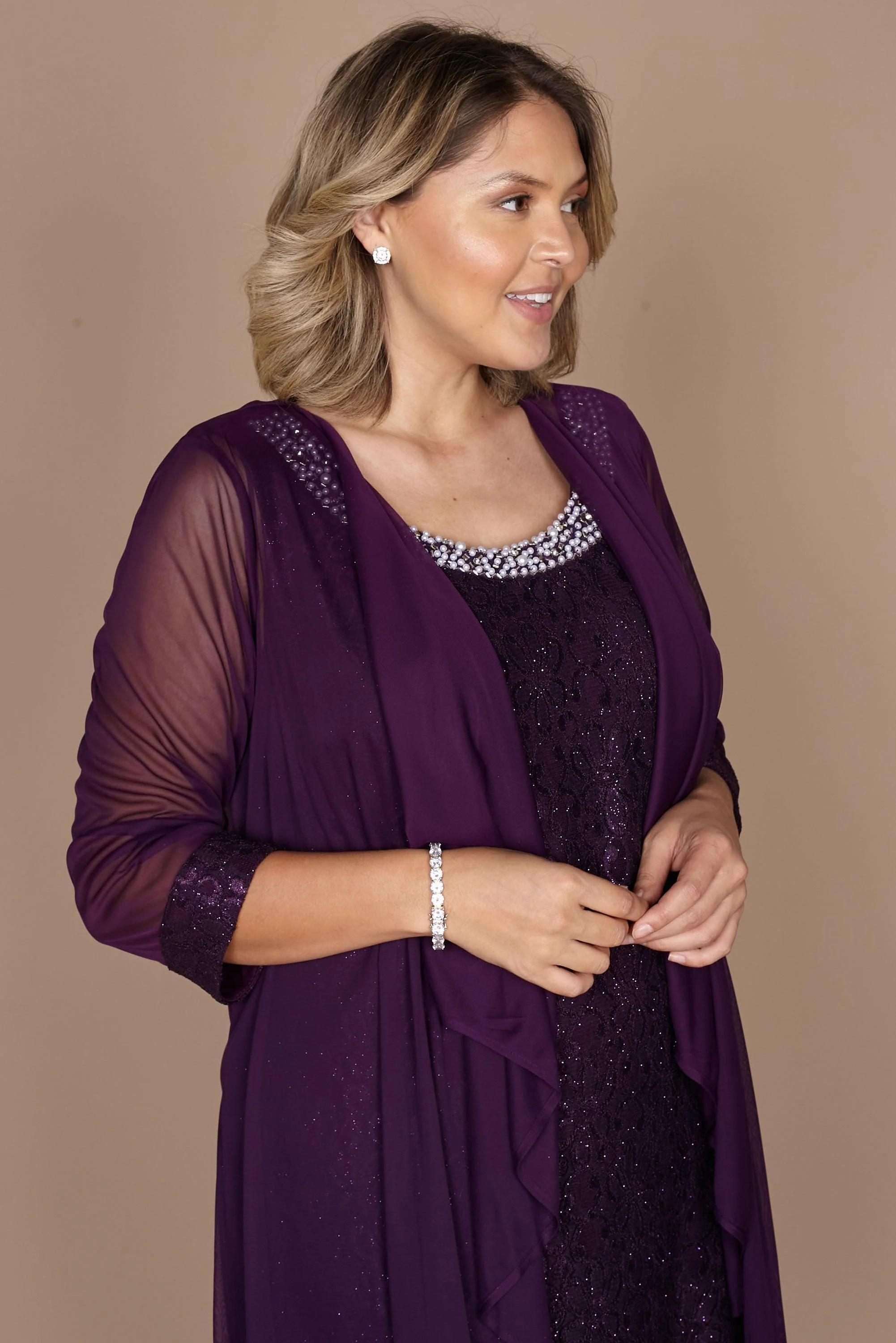 R&M Richards 2208 Short Mother Of The Bride Dress Clearance