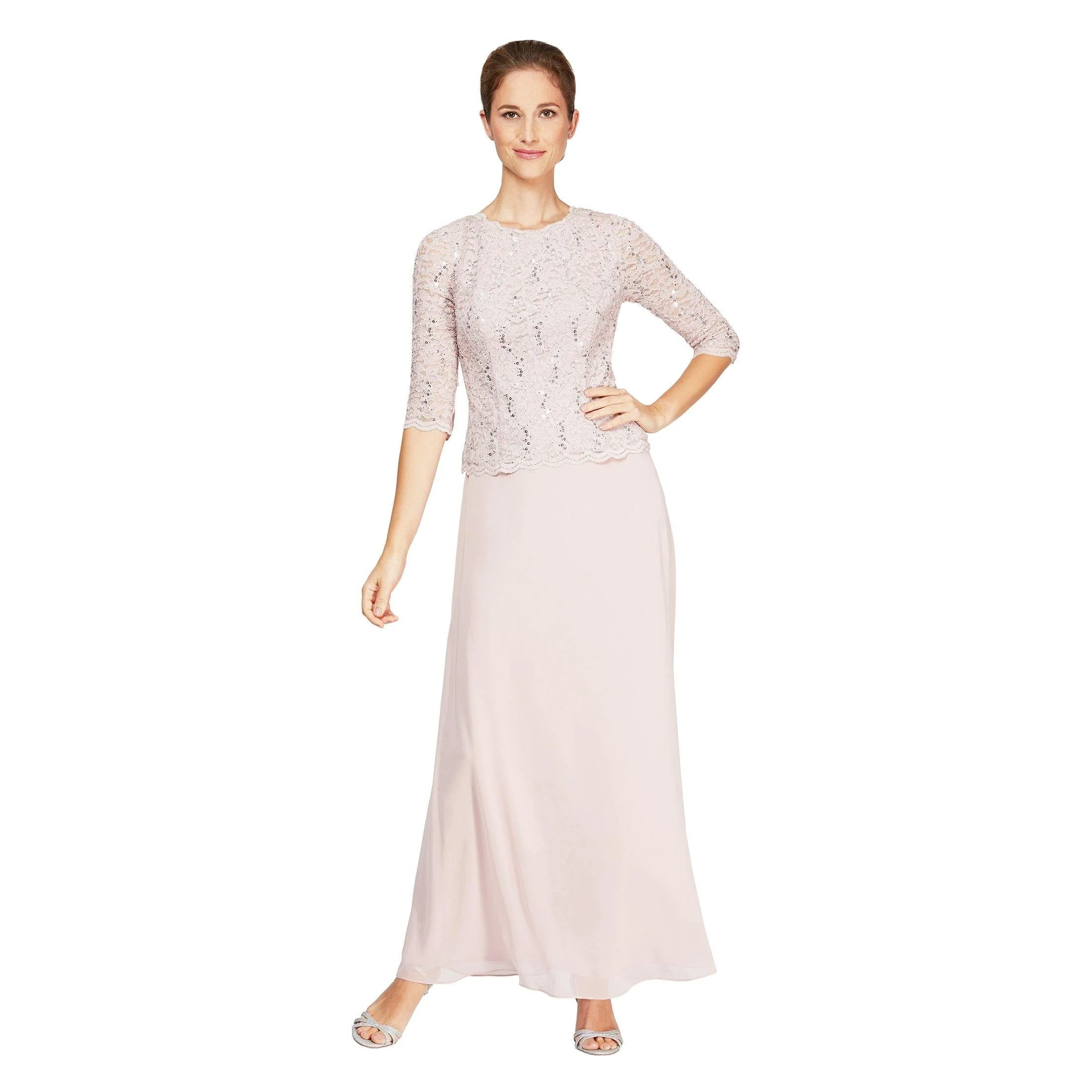 Alex Evenings AE112318 Mother of the Bride Long Dress