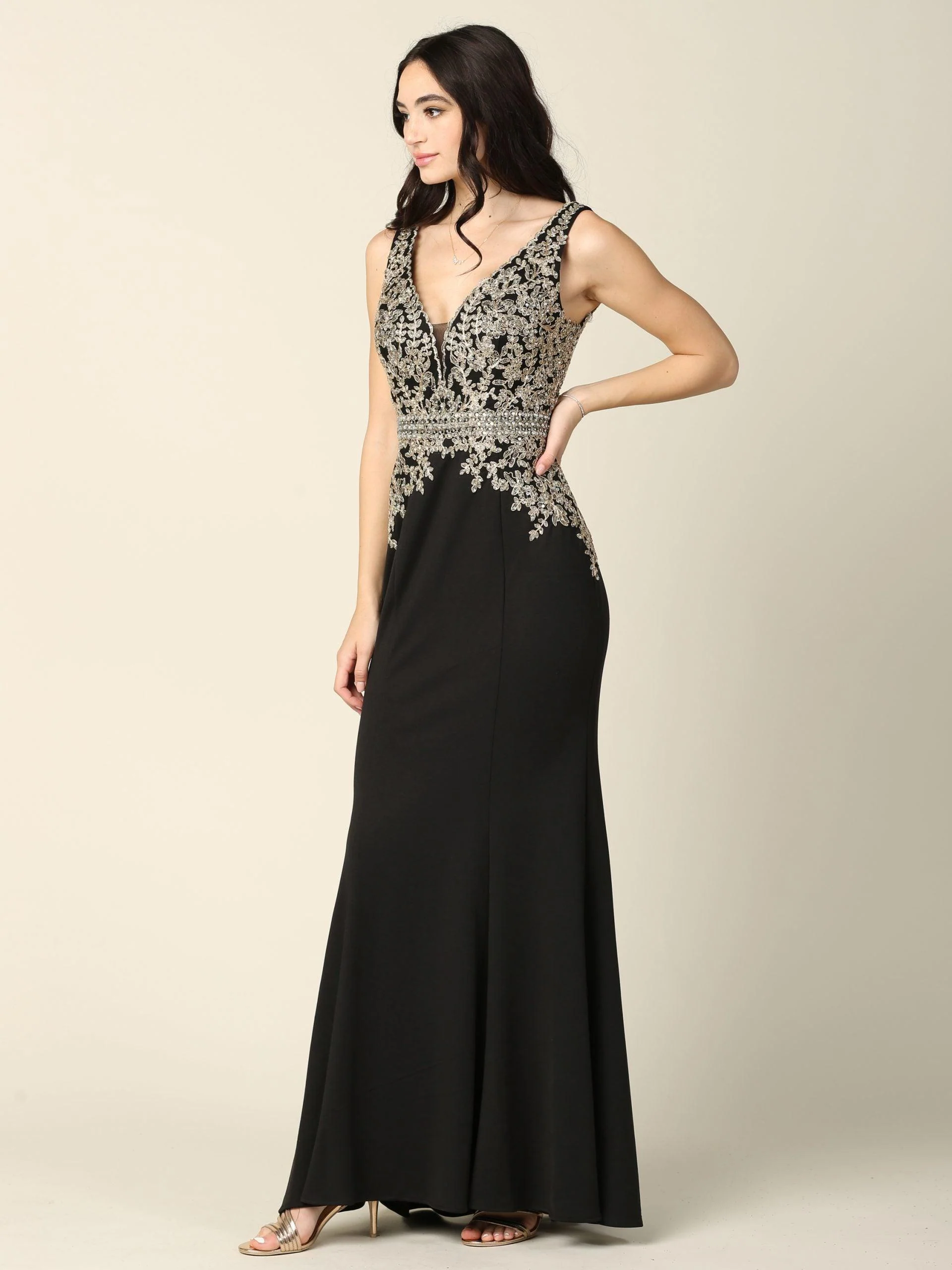 Mother of the Bride Long Formal Sleeveless Dress