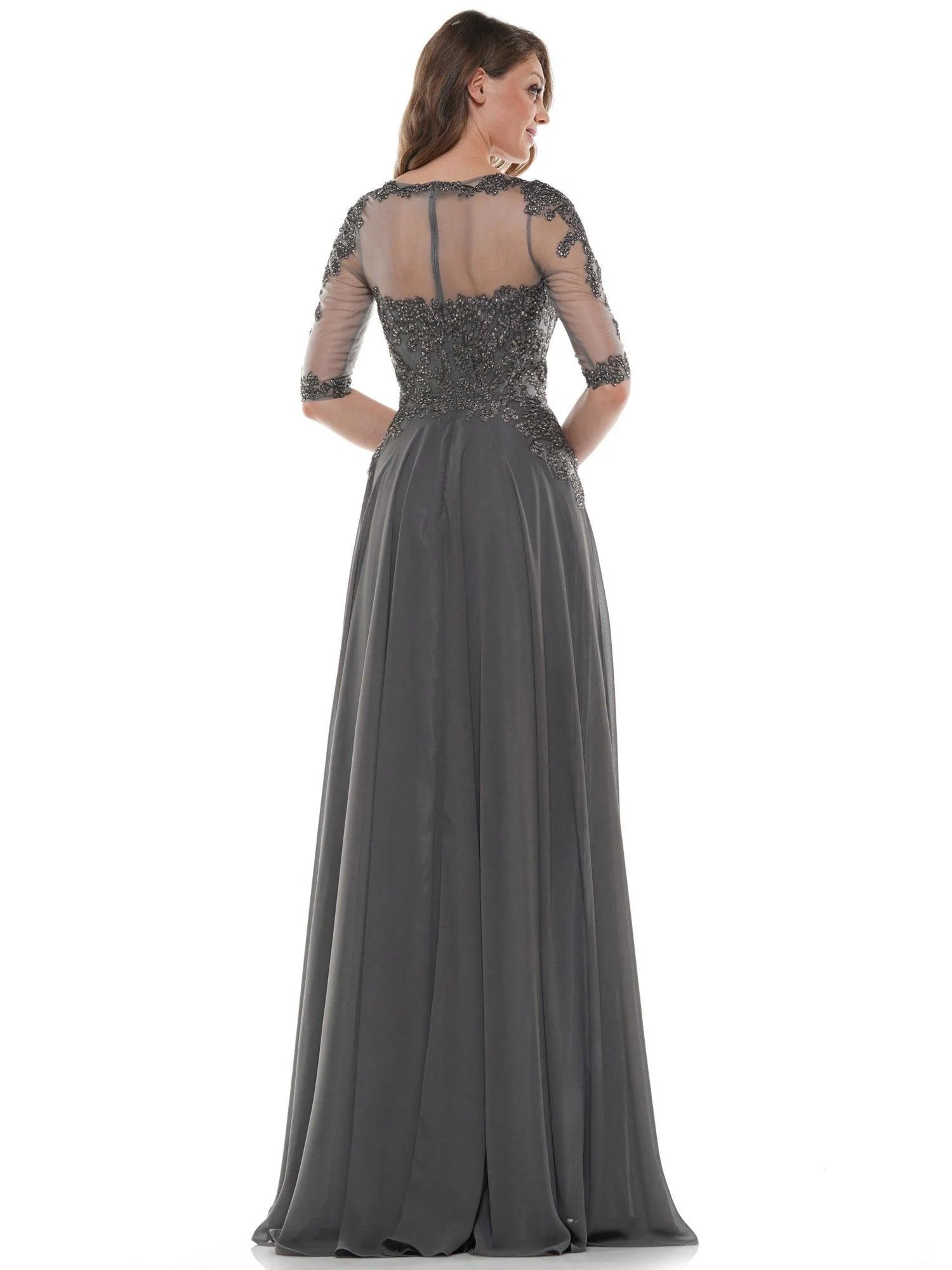 Marsoni Long Long Mother of Bride Chiffon Dress Sale