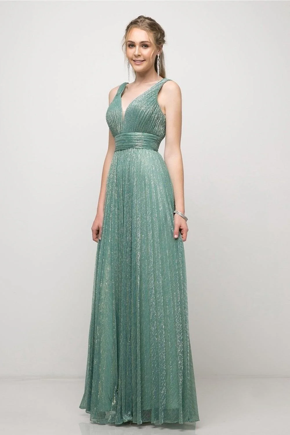 Cinderella Divine UT261 Long Sleeveless Prom Dress Evening Gown