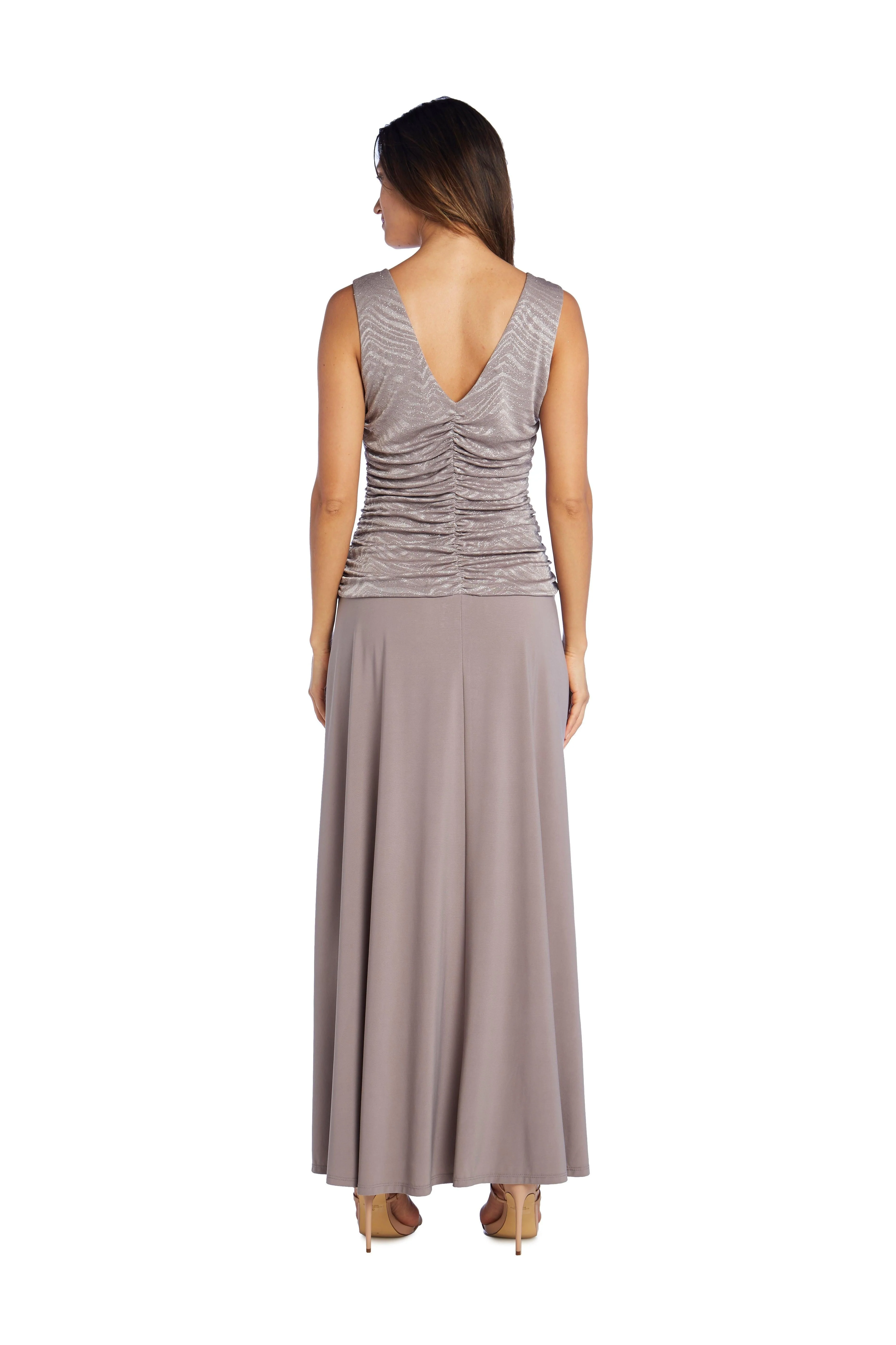 R&M Richards 3629P Long Formal Petite Maxi Dress