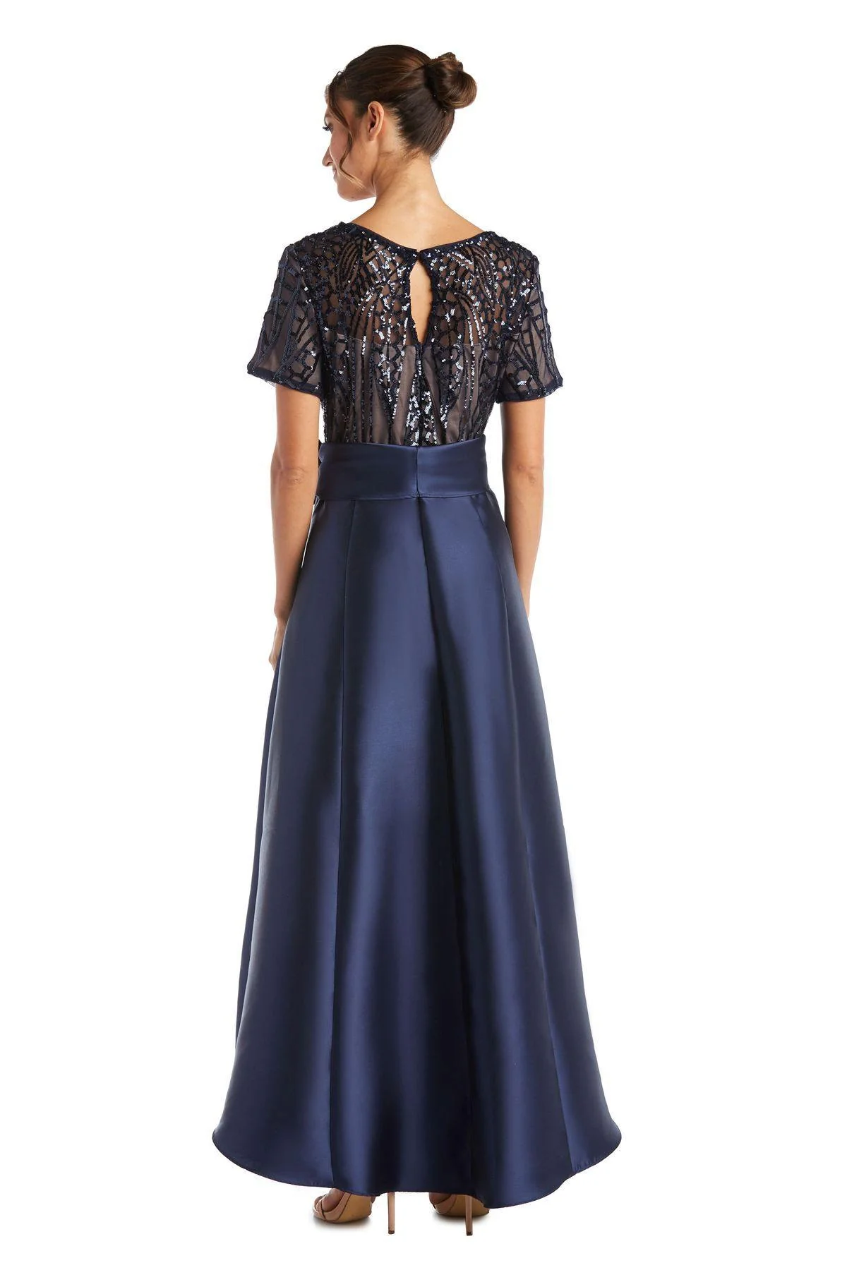 R&M Richards 3532 High Low Cocktail Skirt Top Dress