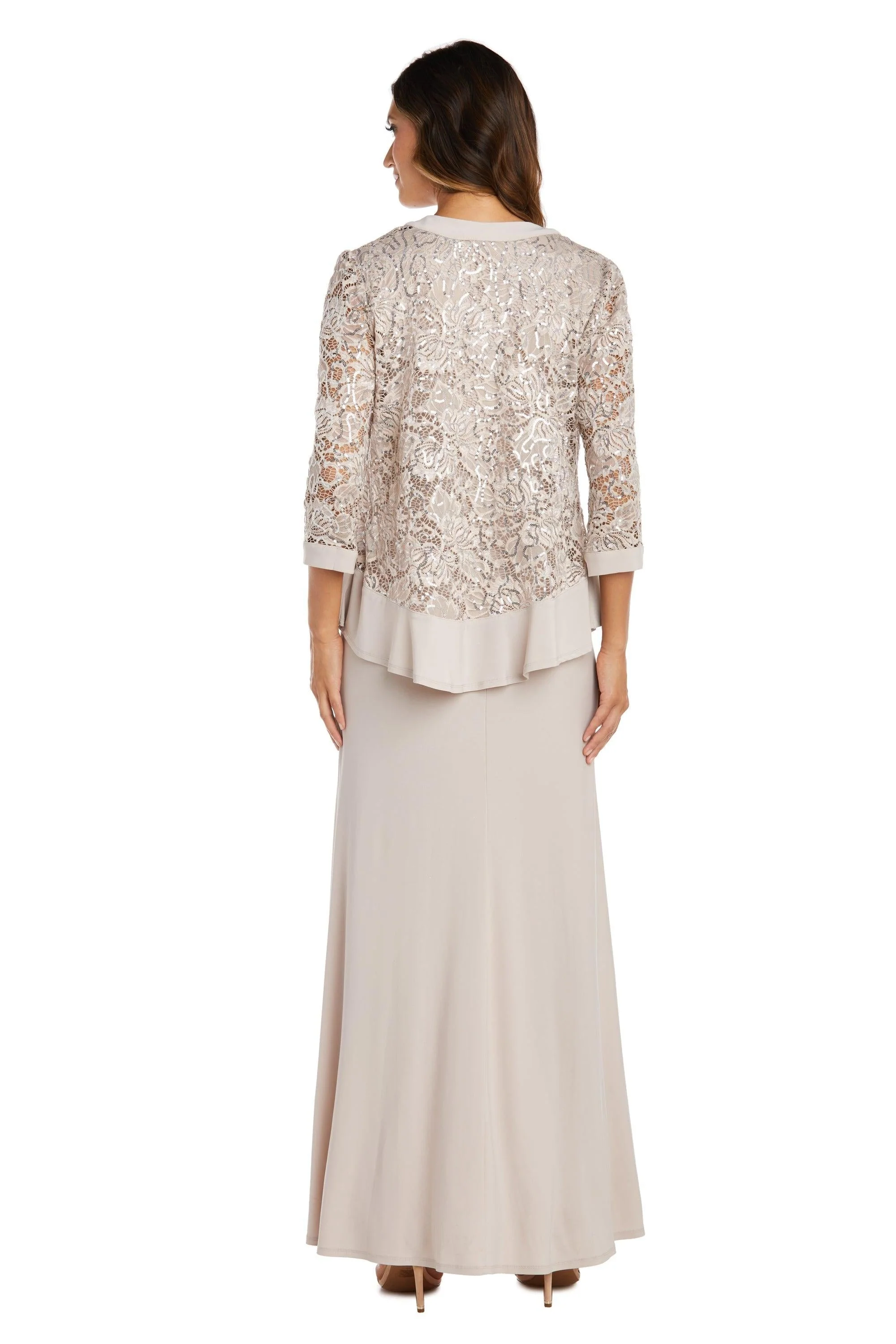 R&M Richards 3785 Long Mother Of The Bride Dress