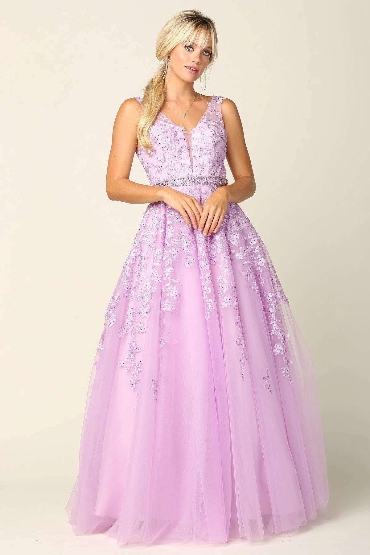 Long Formal Sleeveless Prom Ball Gown Sale
