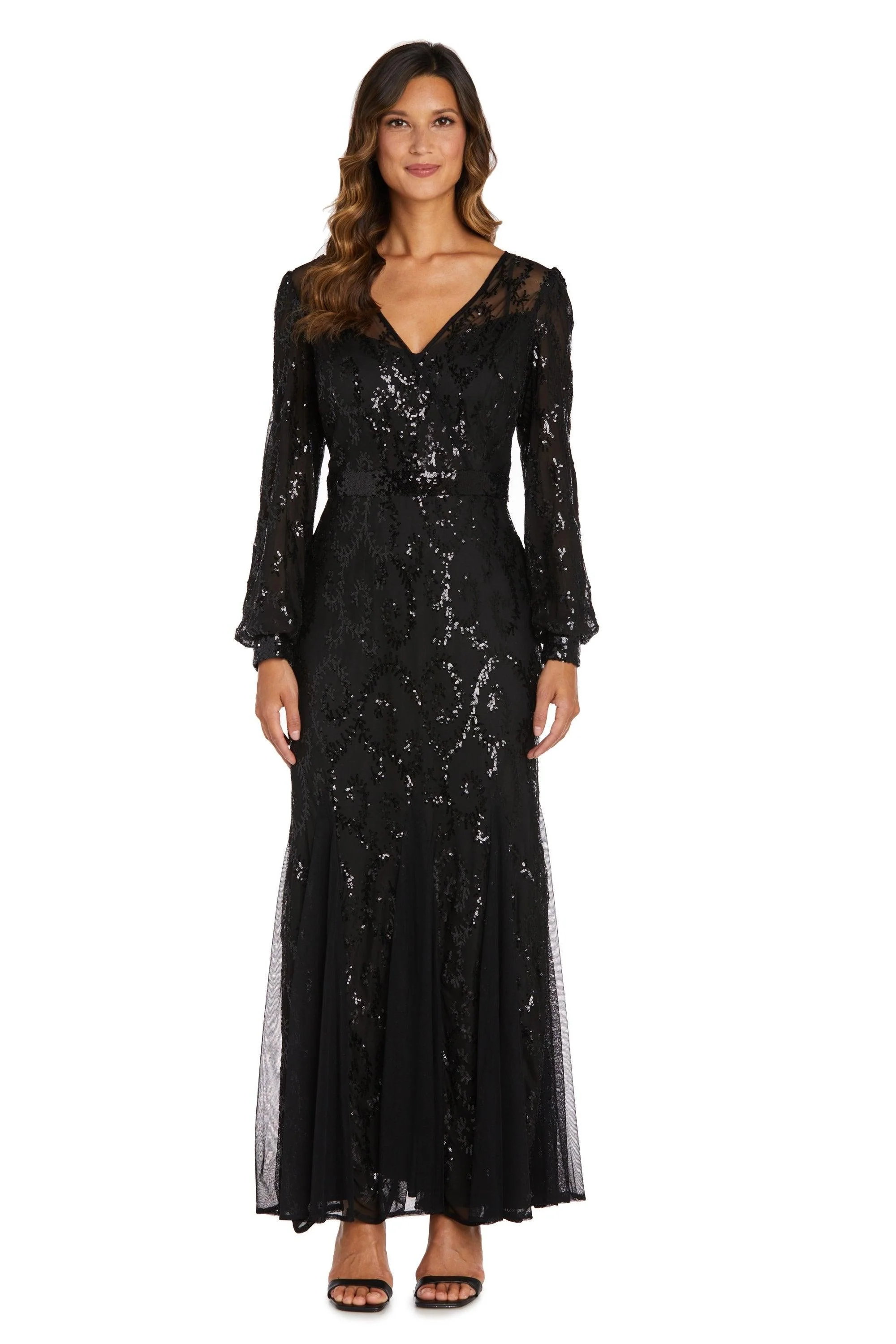 R&M Richards 5649 Long Mother Of The Bride Dress