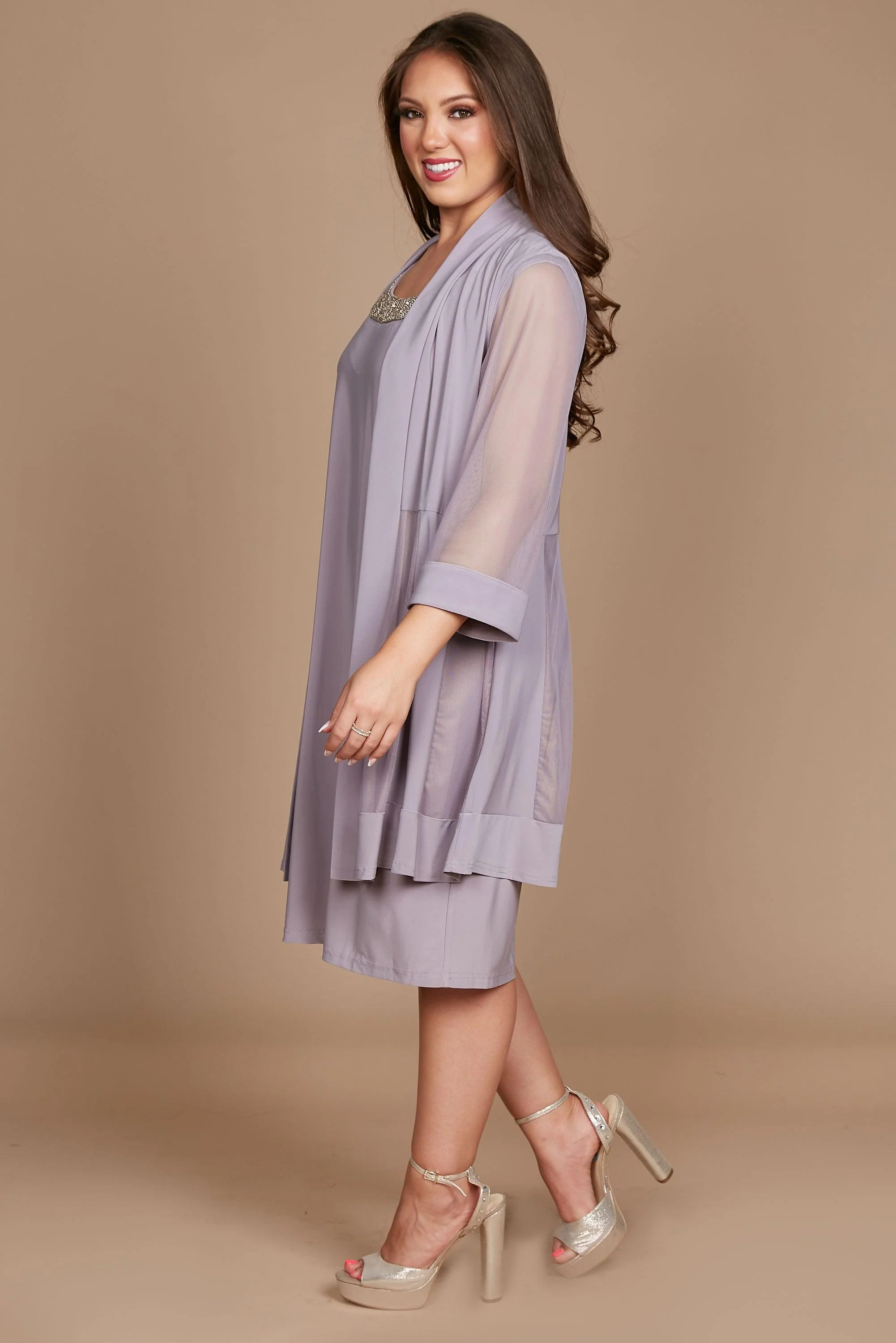 R&M Richards 8442 Short Mother Of The Bride Formal Dress