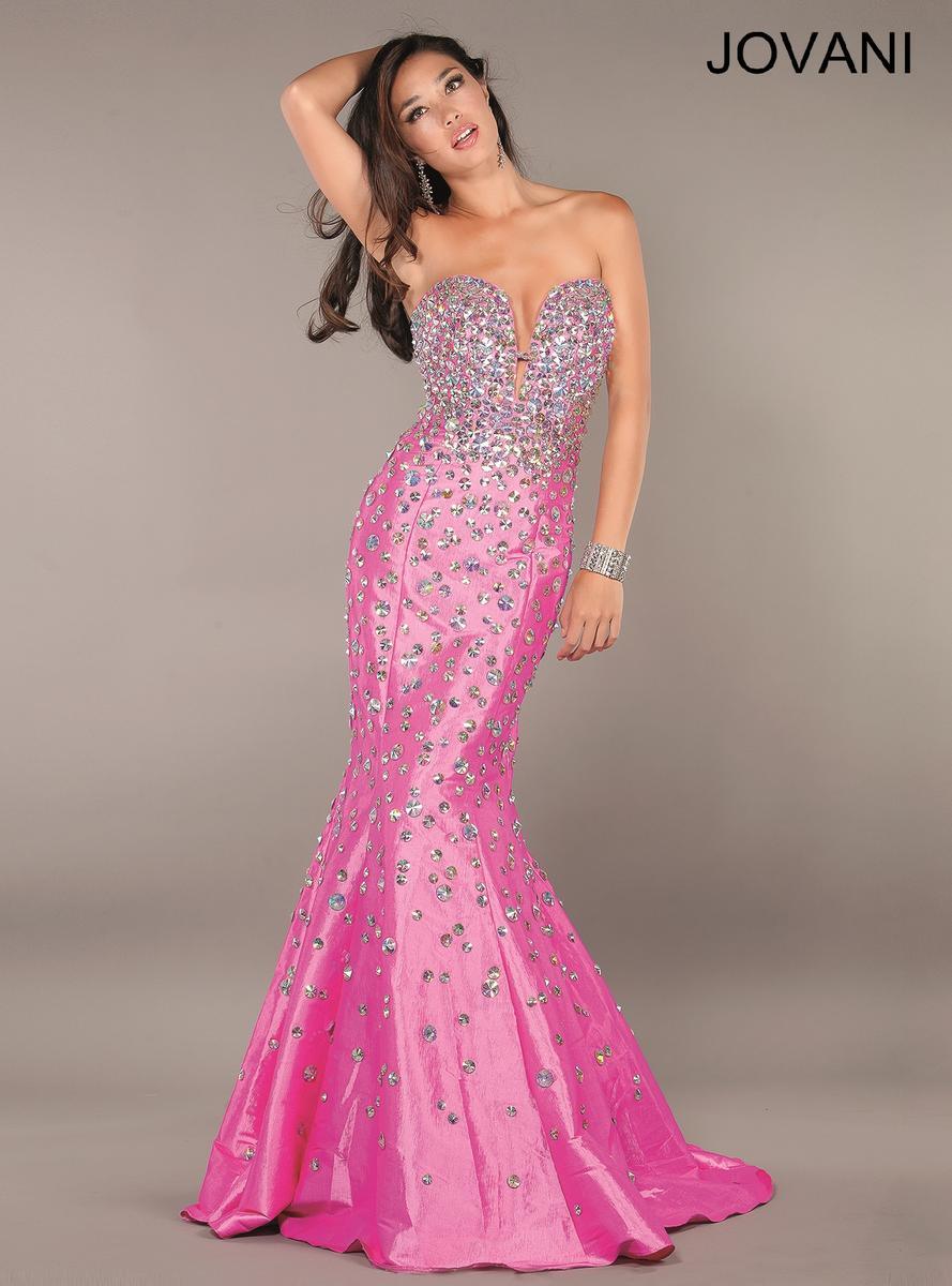 Jovani 944 Prom Strapless Long Mermaid Dress