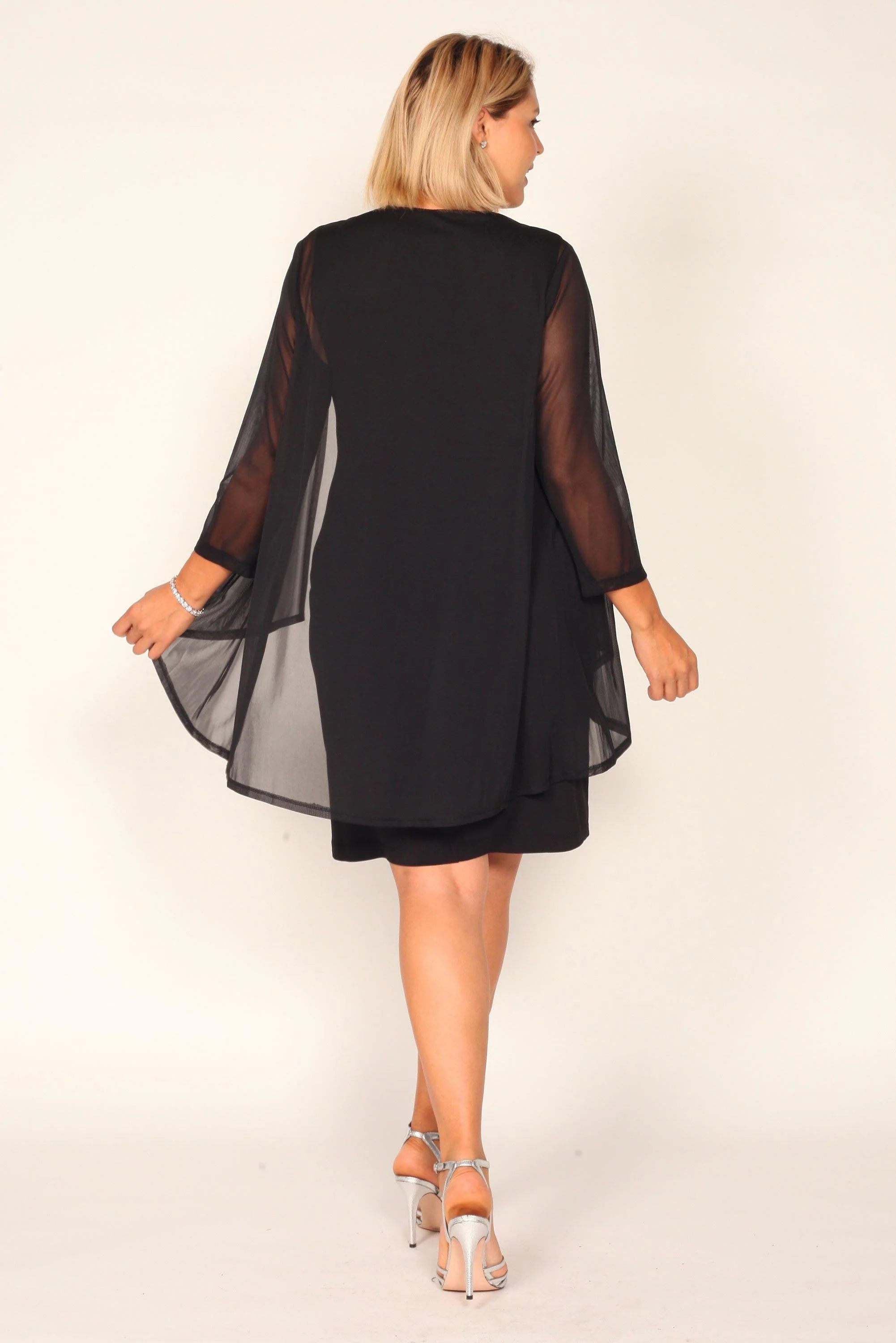 Connected Apparel Short Mother of the Bride Dress