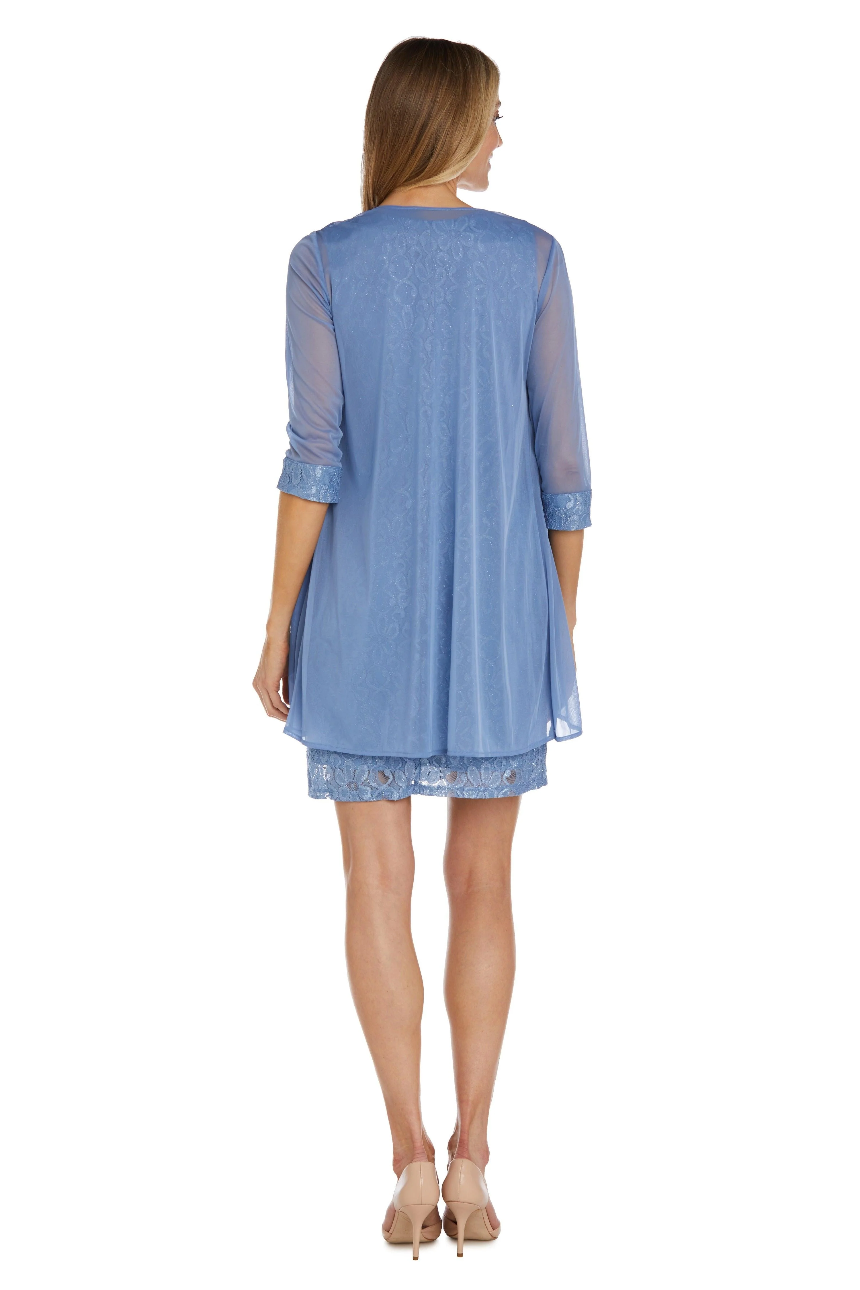 R&M Richards 2208P Short Sleeveless Petite Dress