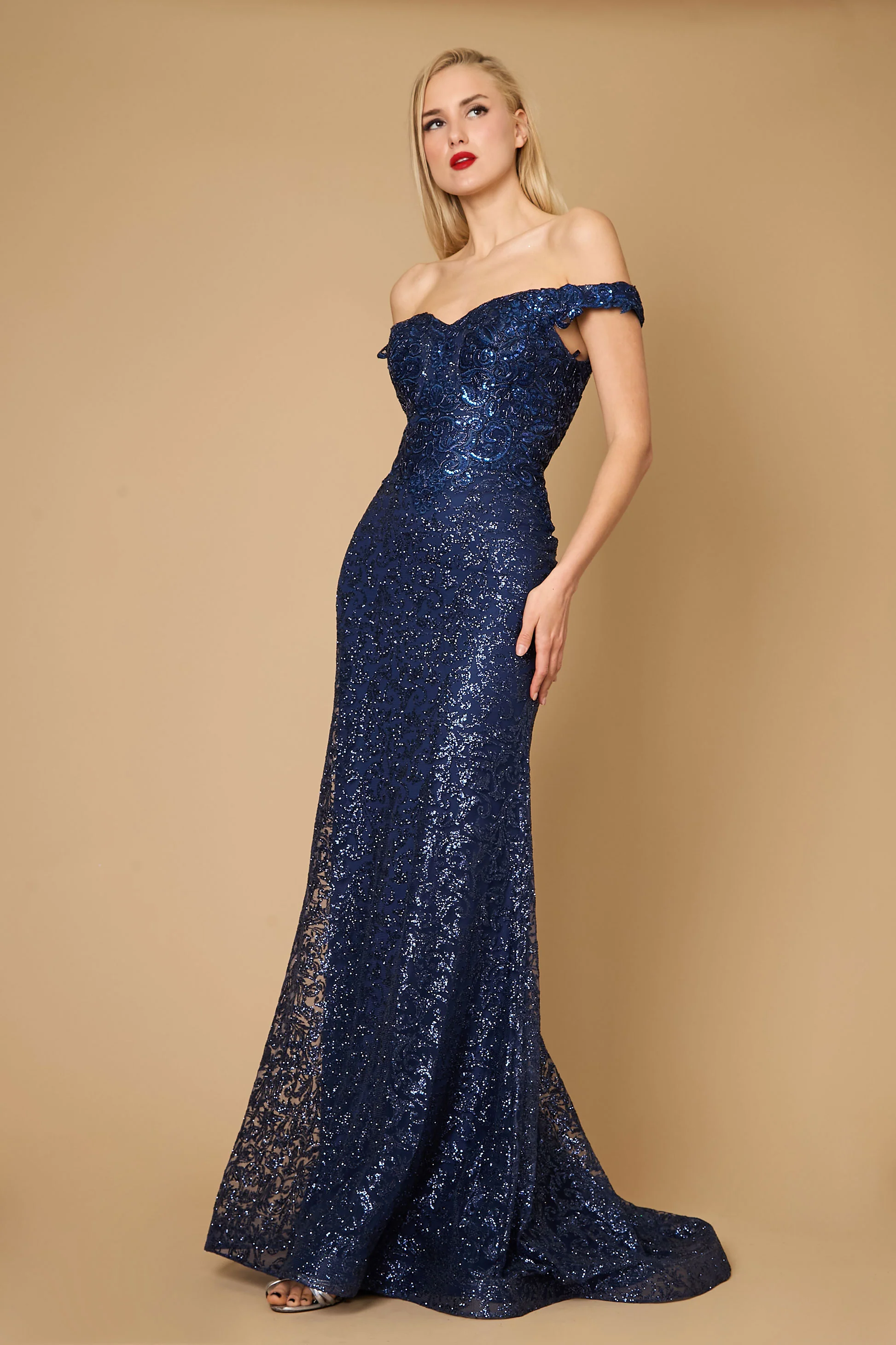 Dylan & Davids Formal Mermaid Fitted Evening Dress
