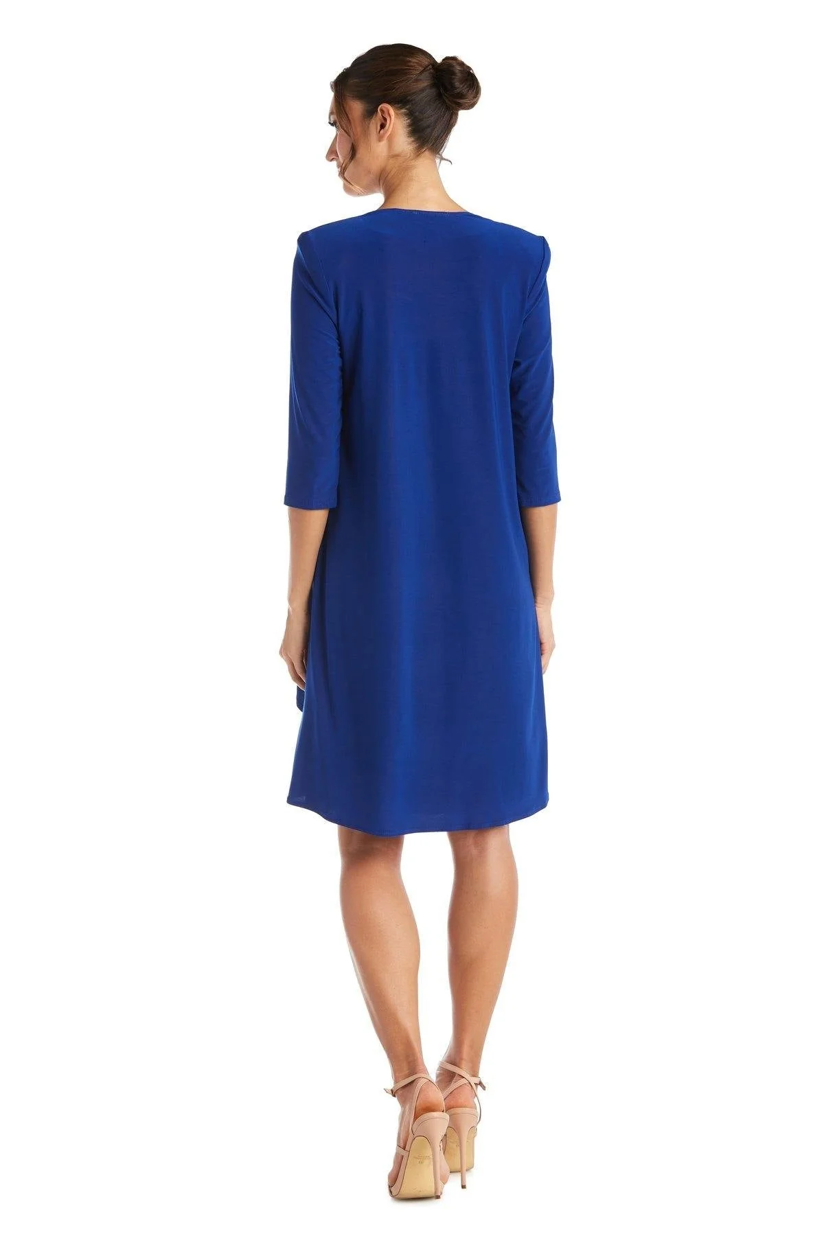 R&M Richards 3277 Short Printed Jacket Dress