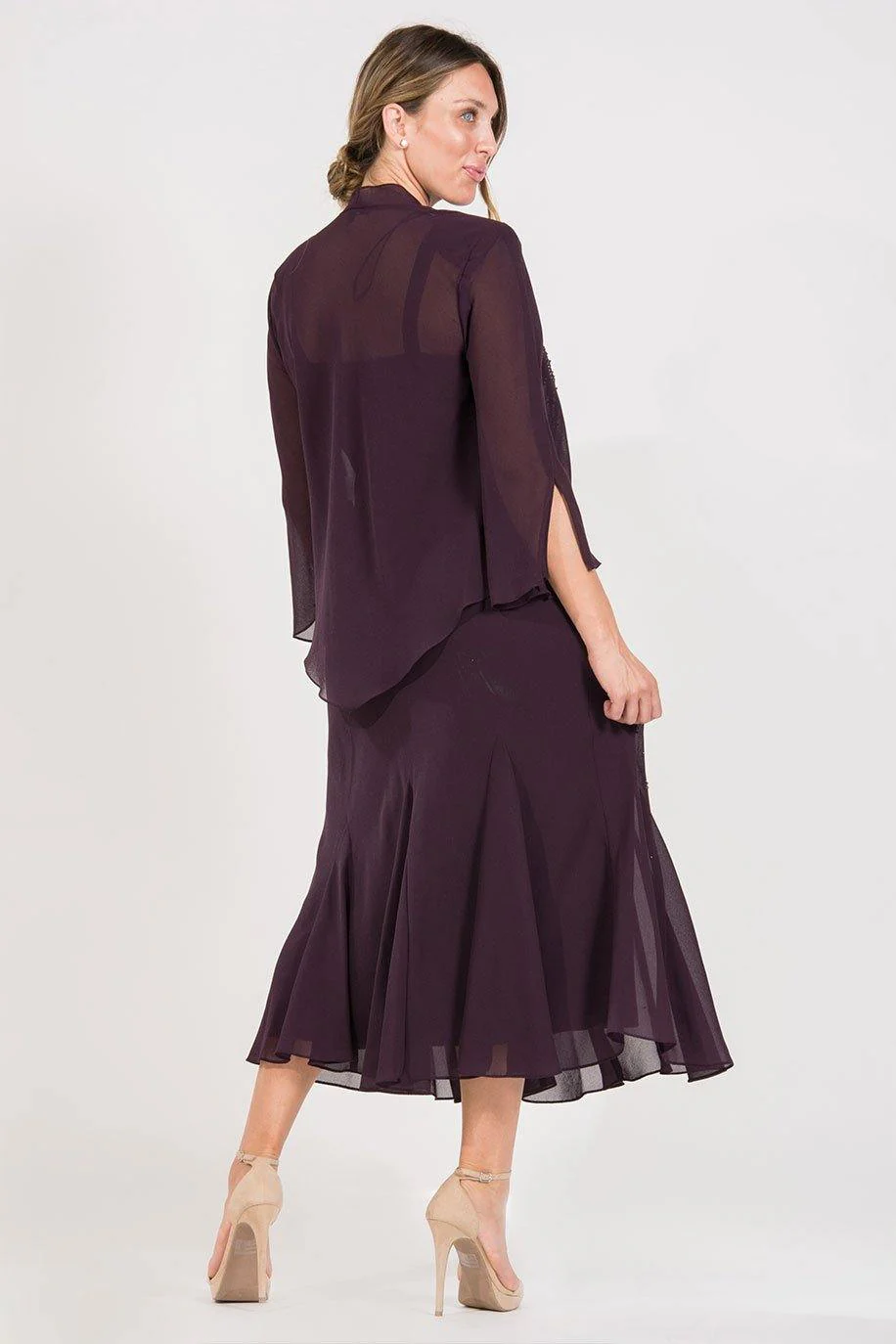 R&M Richards 058260 Long Formal Jacket Dress