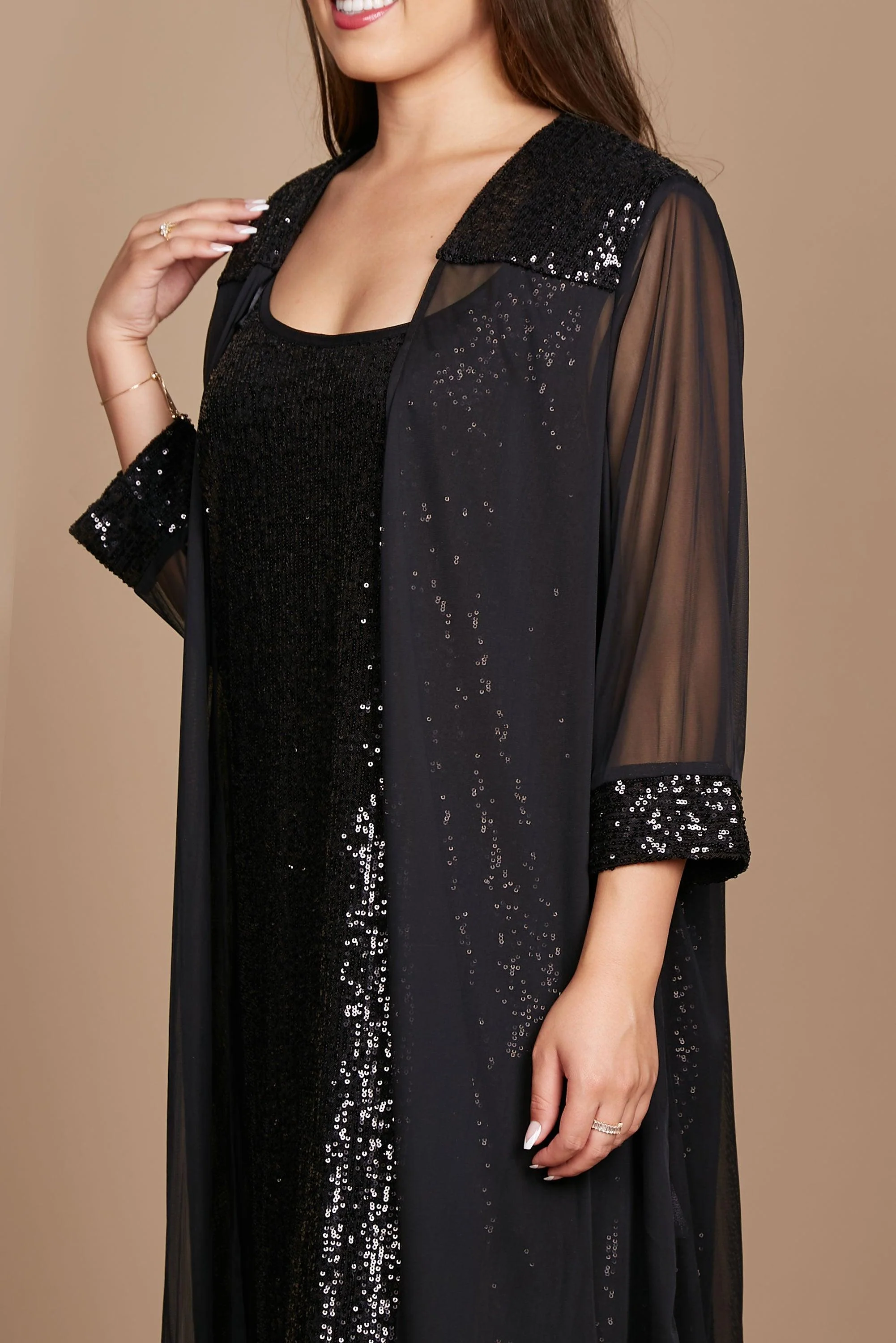 R&M Richards 2762W Short Black Formal Dress Sale