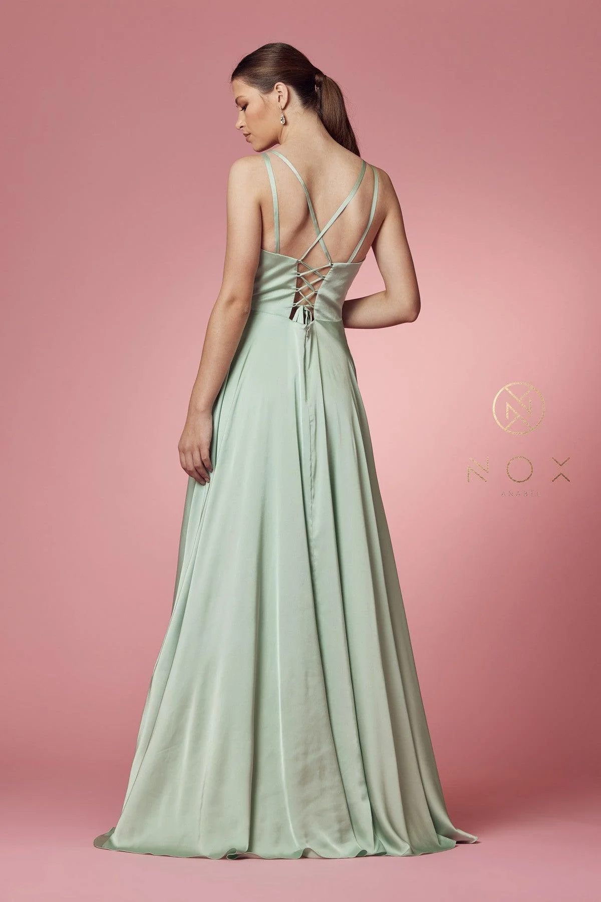 Sleeveless Long Prom Dress