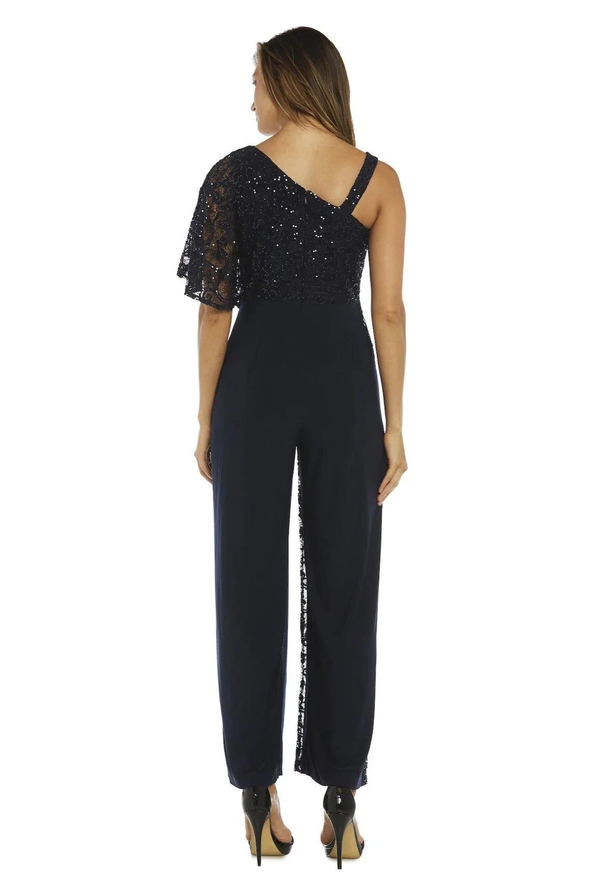 R&M Richards 3556 Asymmetric Evening Jumpsuit