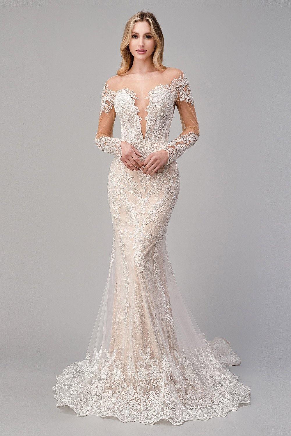 Andrea & Leo CDA1022 Bohemian Long Mermaid Bridal Dress Sale