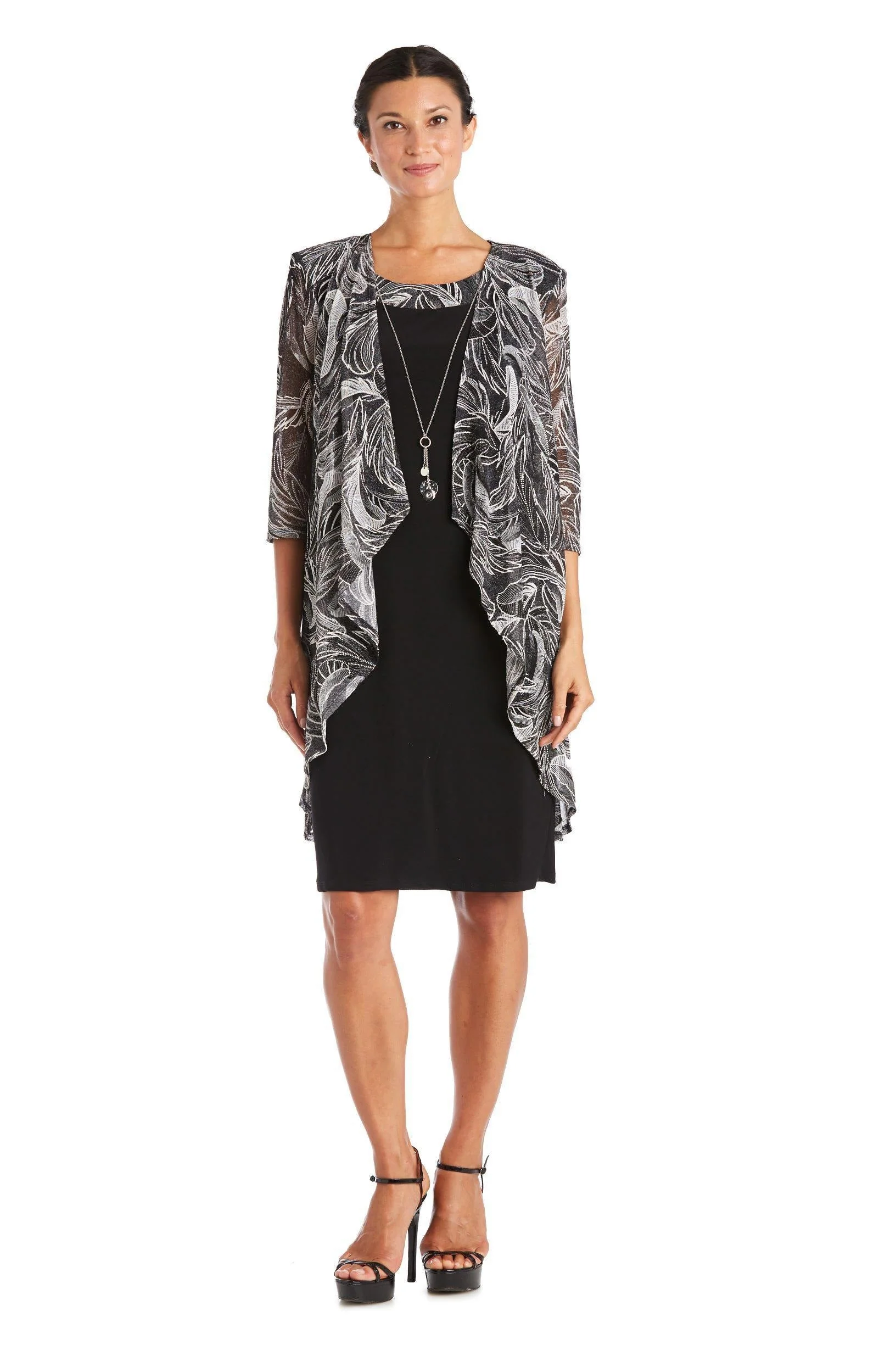 R&M Richards 7437 Short Mother Of The Bride Dress