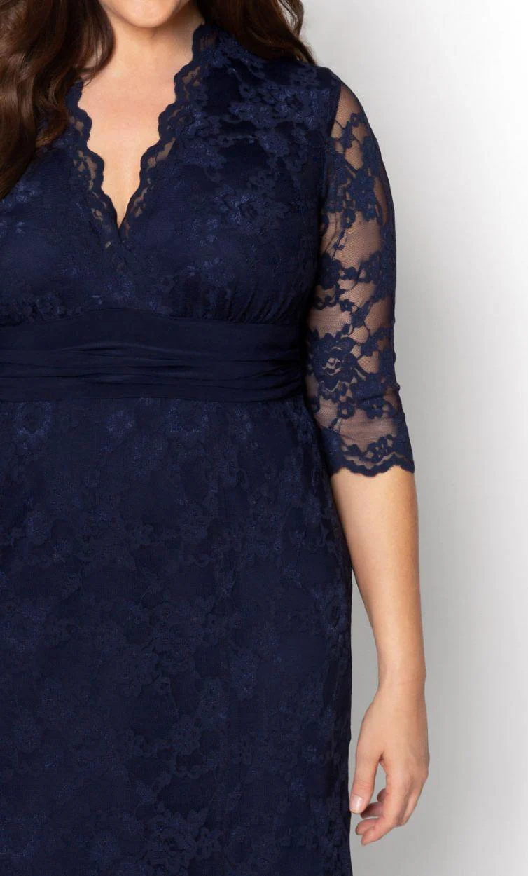 Kiyonna Screen Siren Lace Long Dress