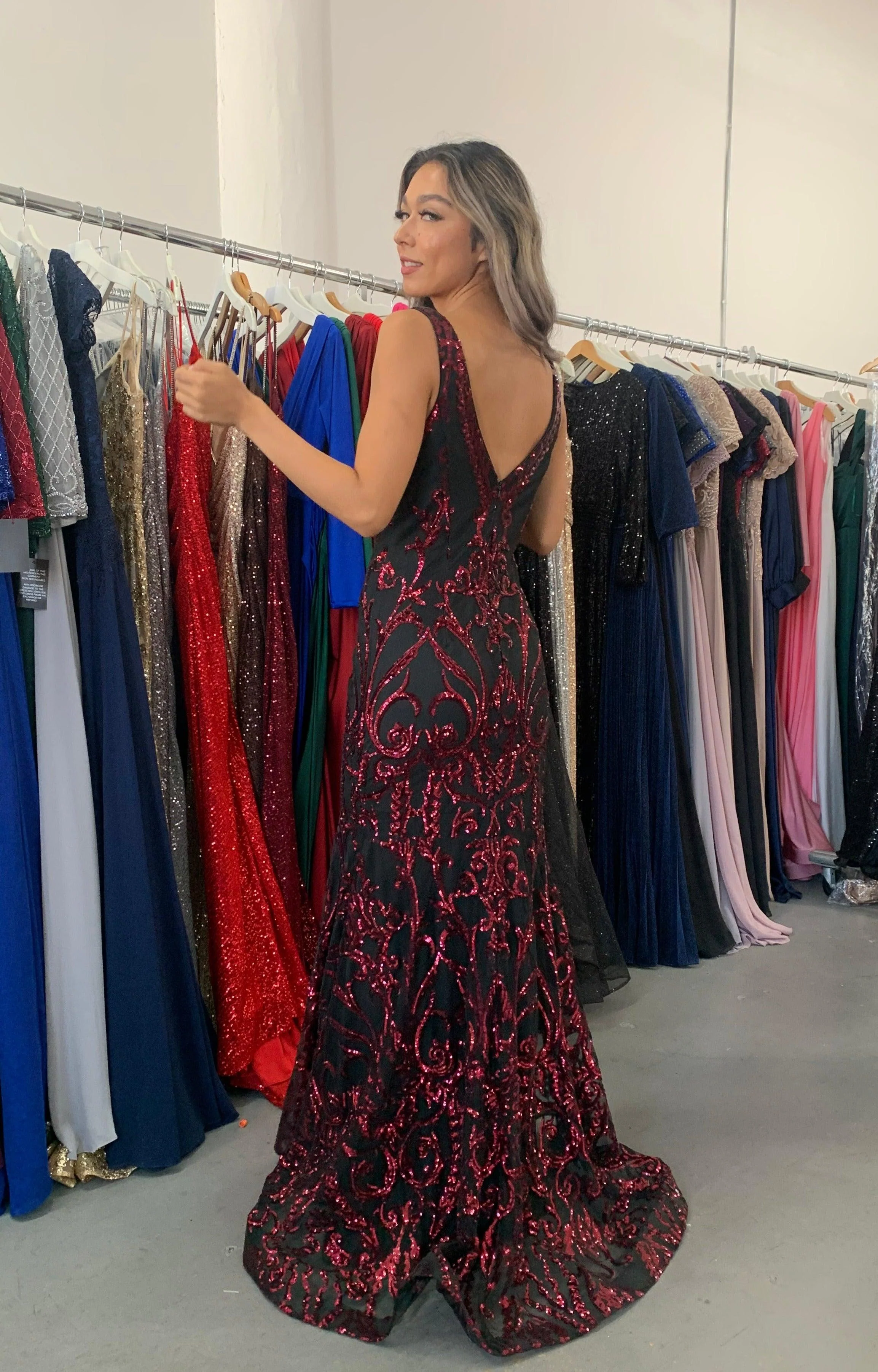 Sleeveless Long Prom Dress Size 6