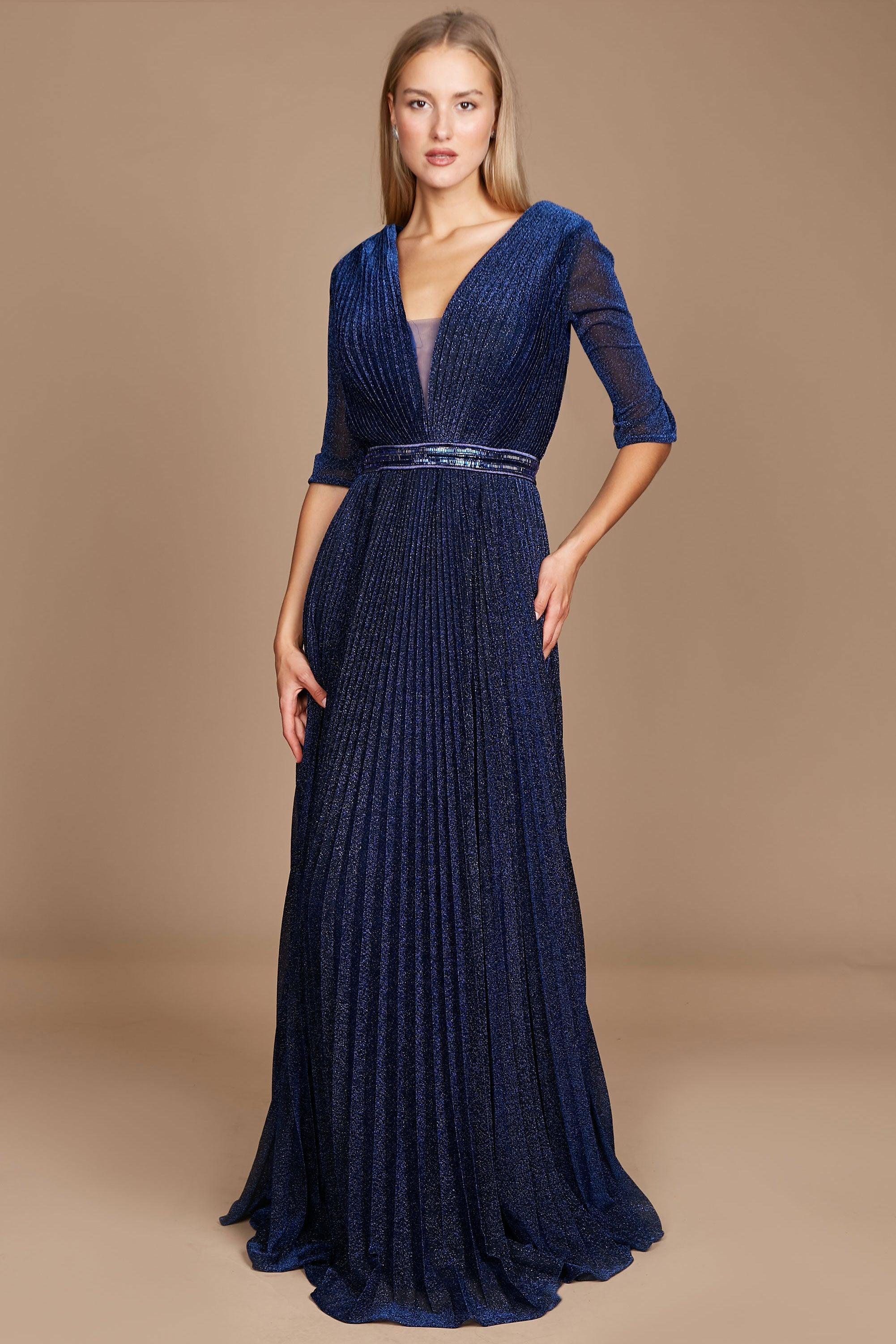 Dylan & Davids Long Sleeve Formal Evening Dress