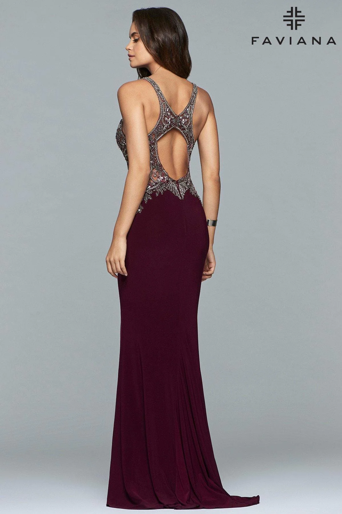 Faviana Long Formal Prom Dress S10002 Sale