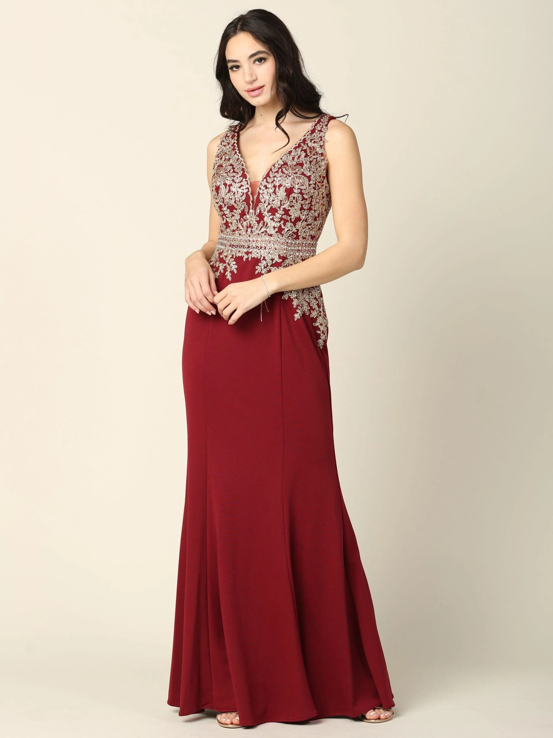 Mother of the Bride Long Formal Sleeveless Dress