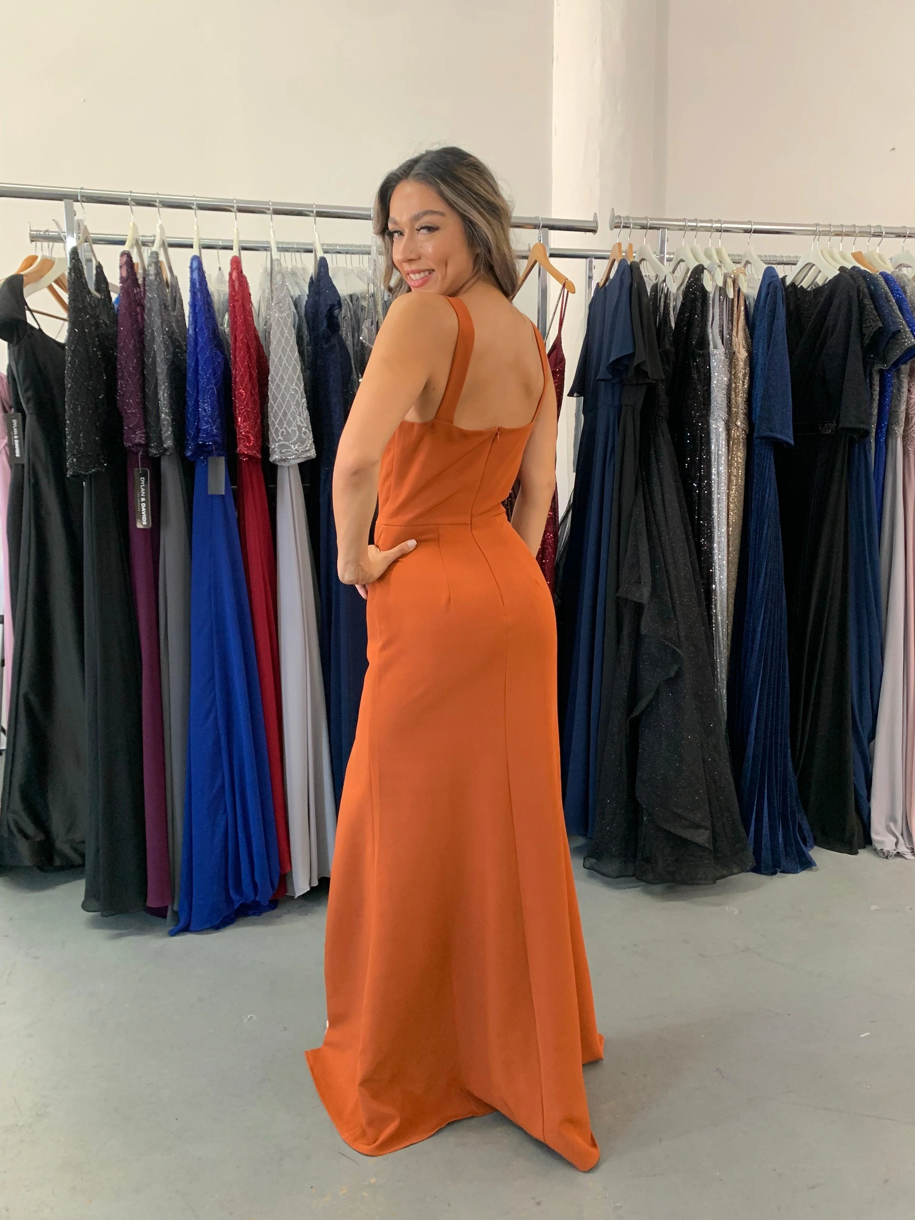 Long Sleeveless Formal Dress Size 8