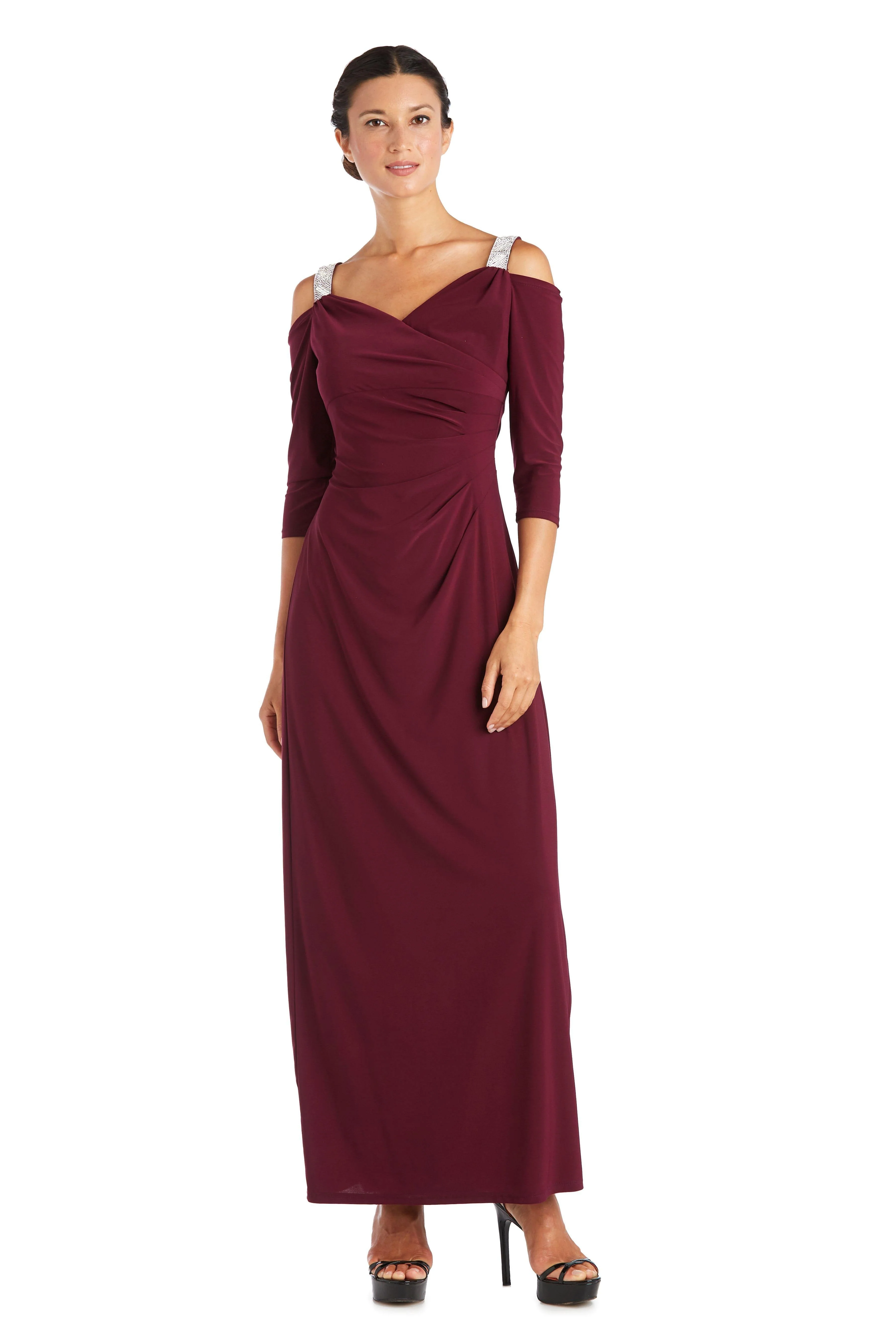 R&M Richards 5659 Long Formal Mother Of The Bride Dress