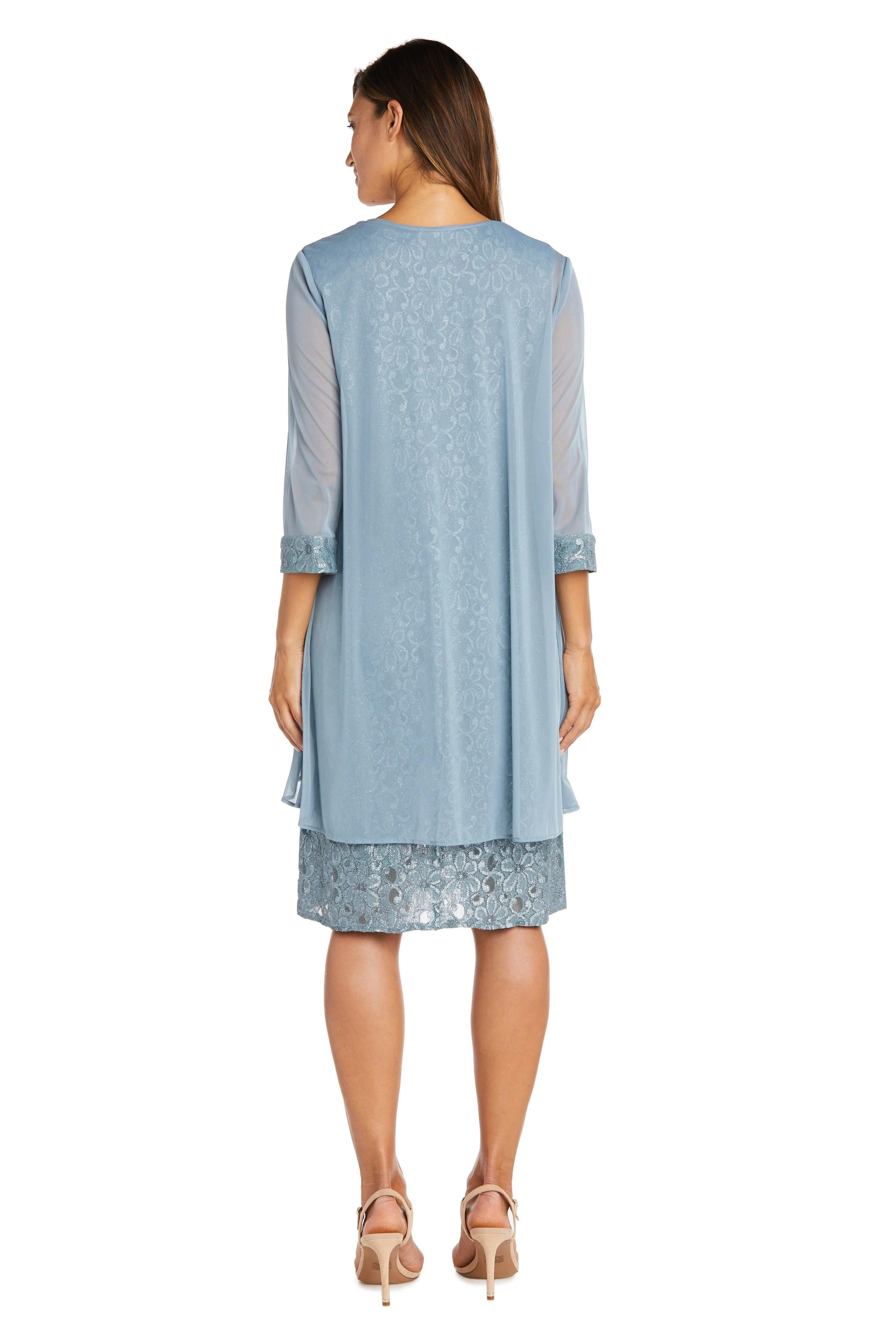 R&M Richards 2208P Short Sleeveless Petite Dress