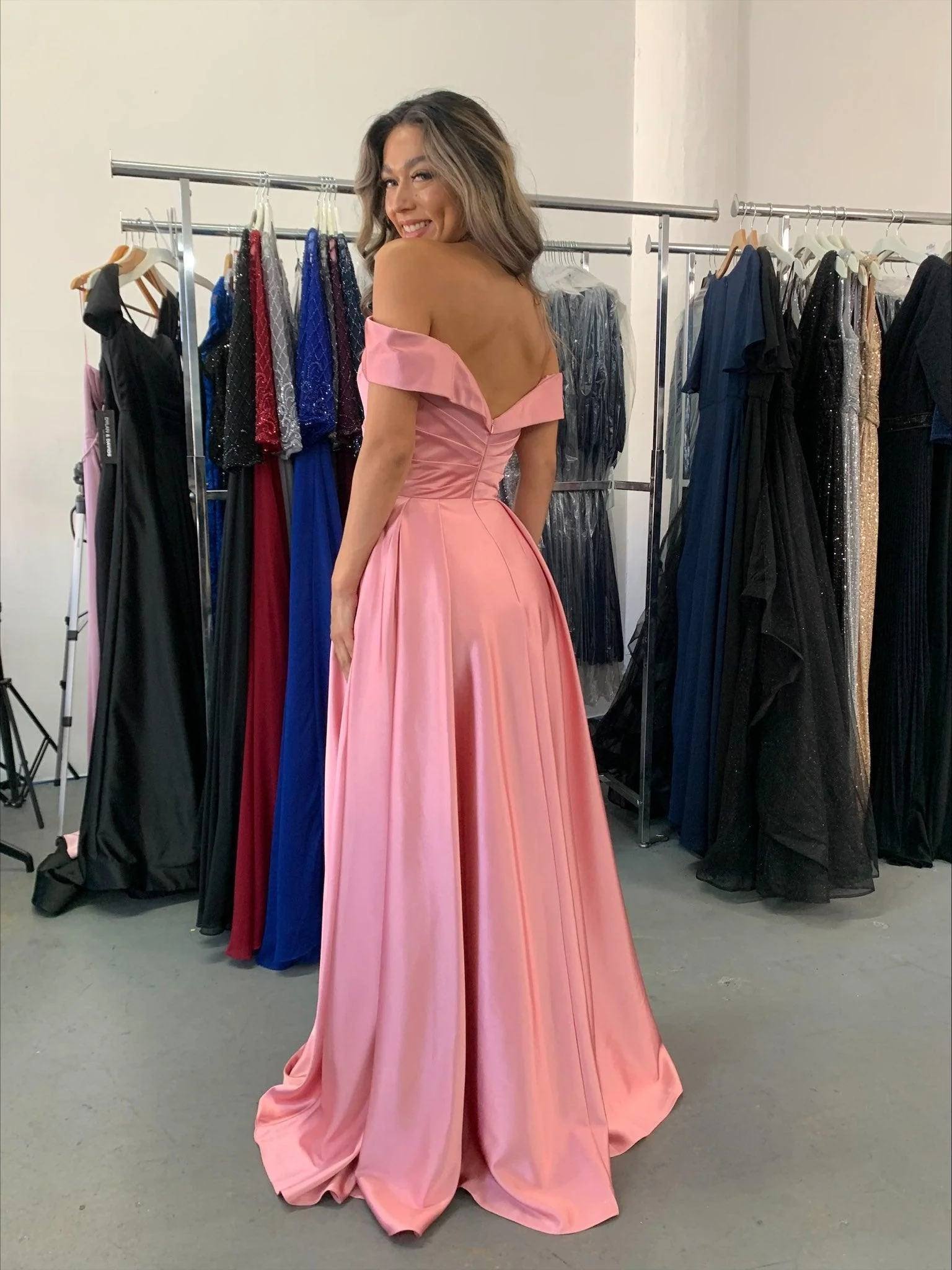 Off Shoulder Long Formal Dress Size 8