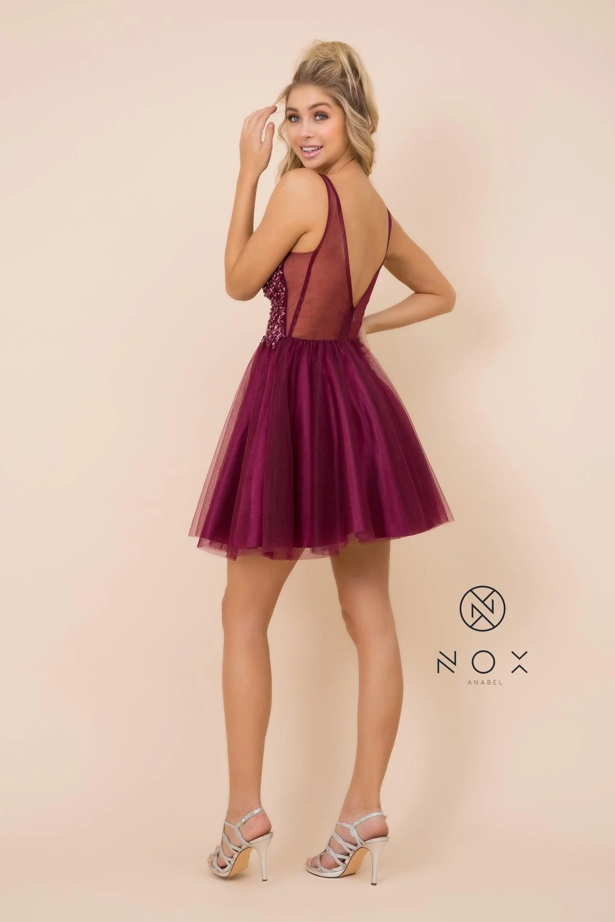 Sleeveless Short Prom Dress Homecoming