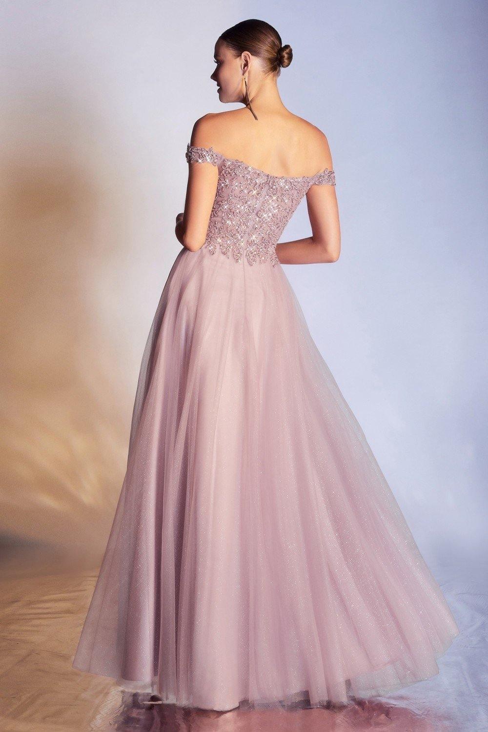 Cinderella Divine CD0177 Off Shoulder Long Prom Dress Sale