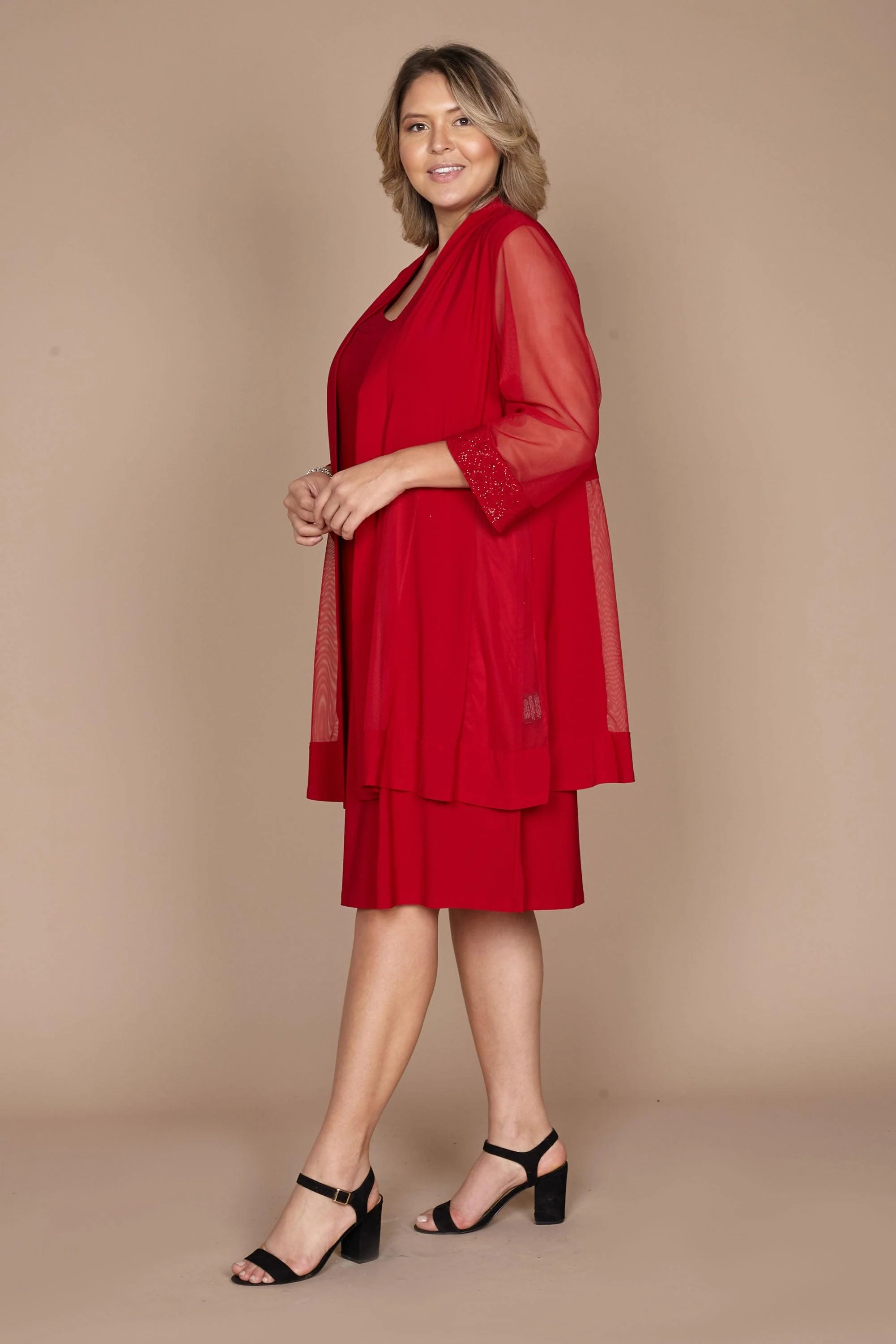 R&M Richards 8271P Short Formal Petite Jacket Dress