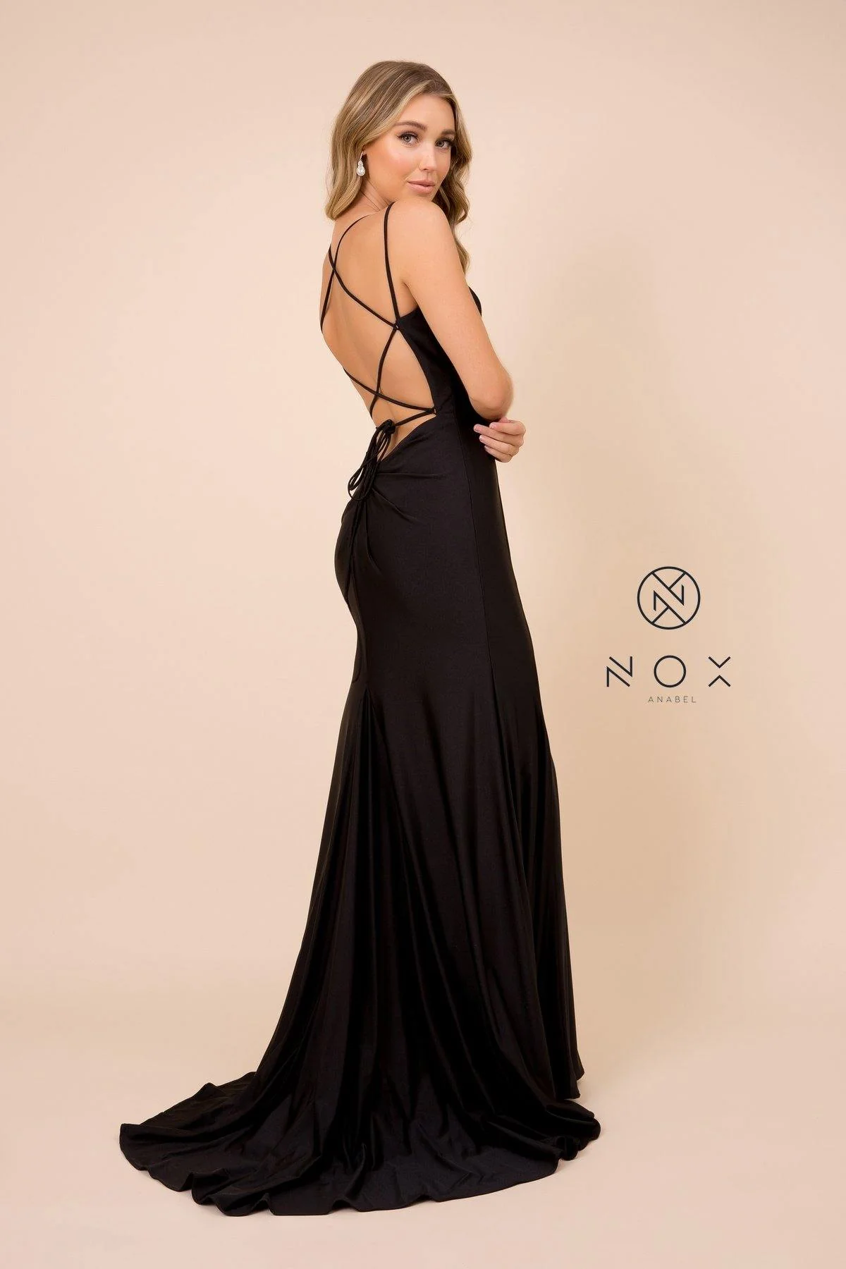 Long  Formal Prom Fitted Evening Dress
