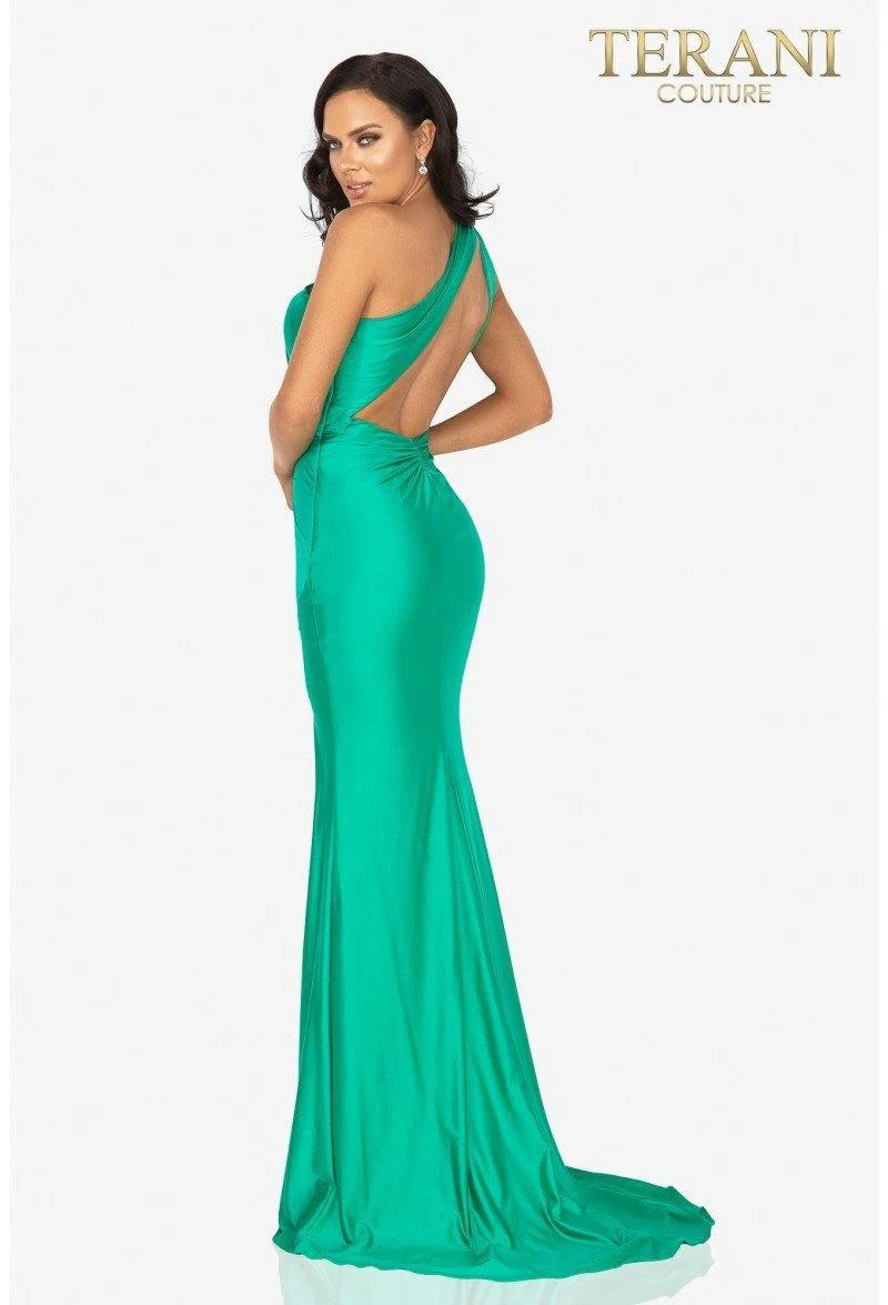 Terani Couture 2011P1066 One Shoulder Long Prom Dress Sale