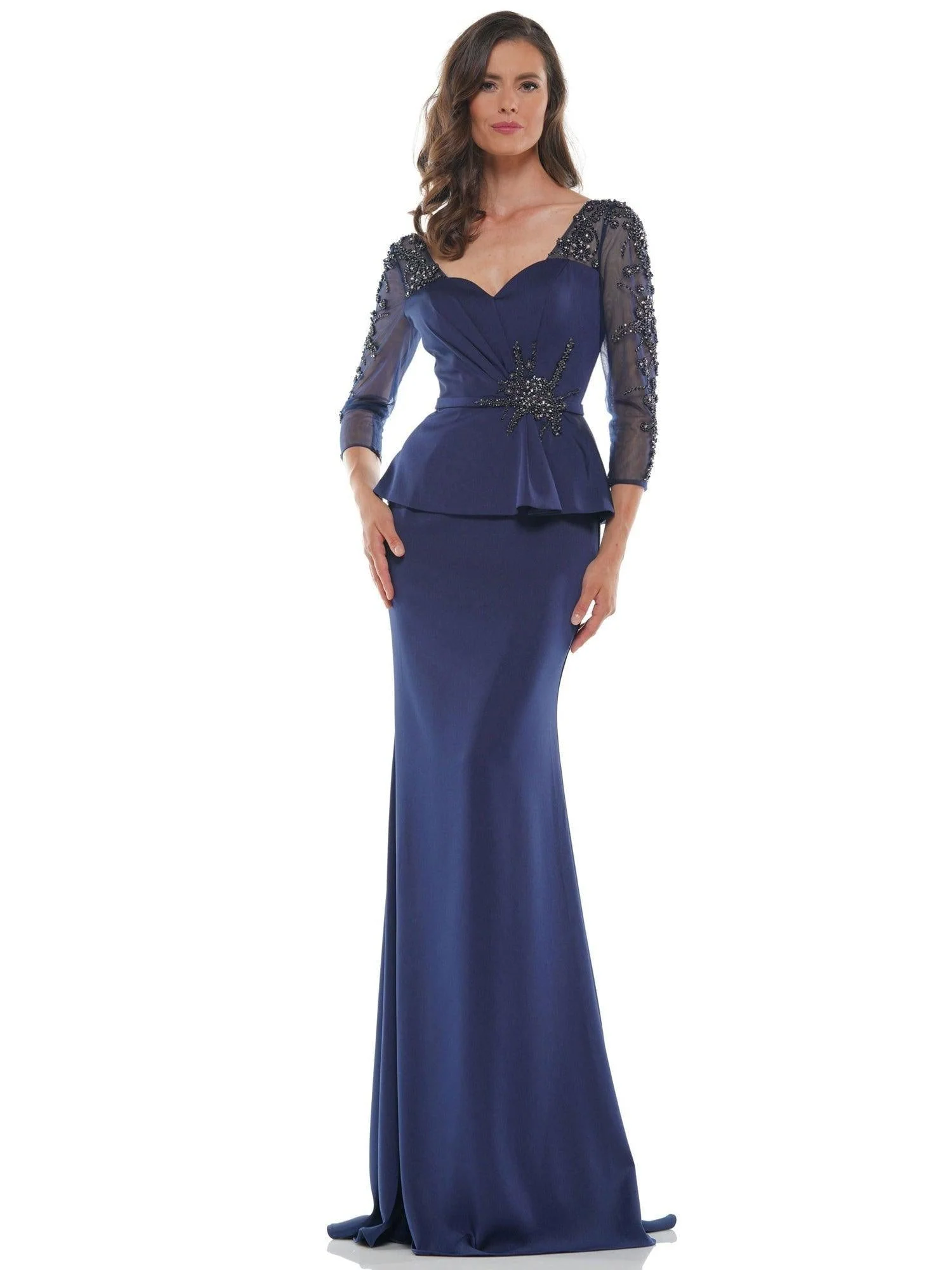 Marsoni Mother of the Bride Long Peplum Dress Sale