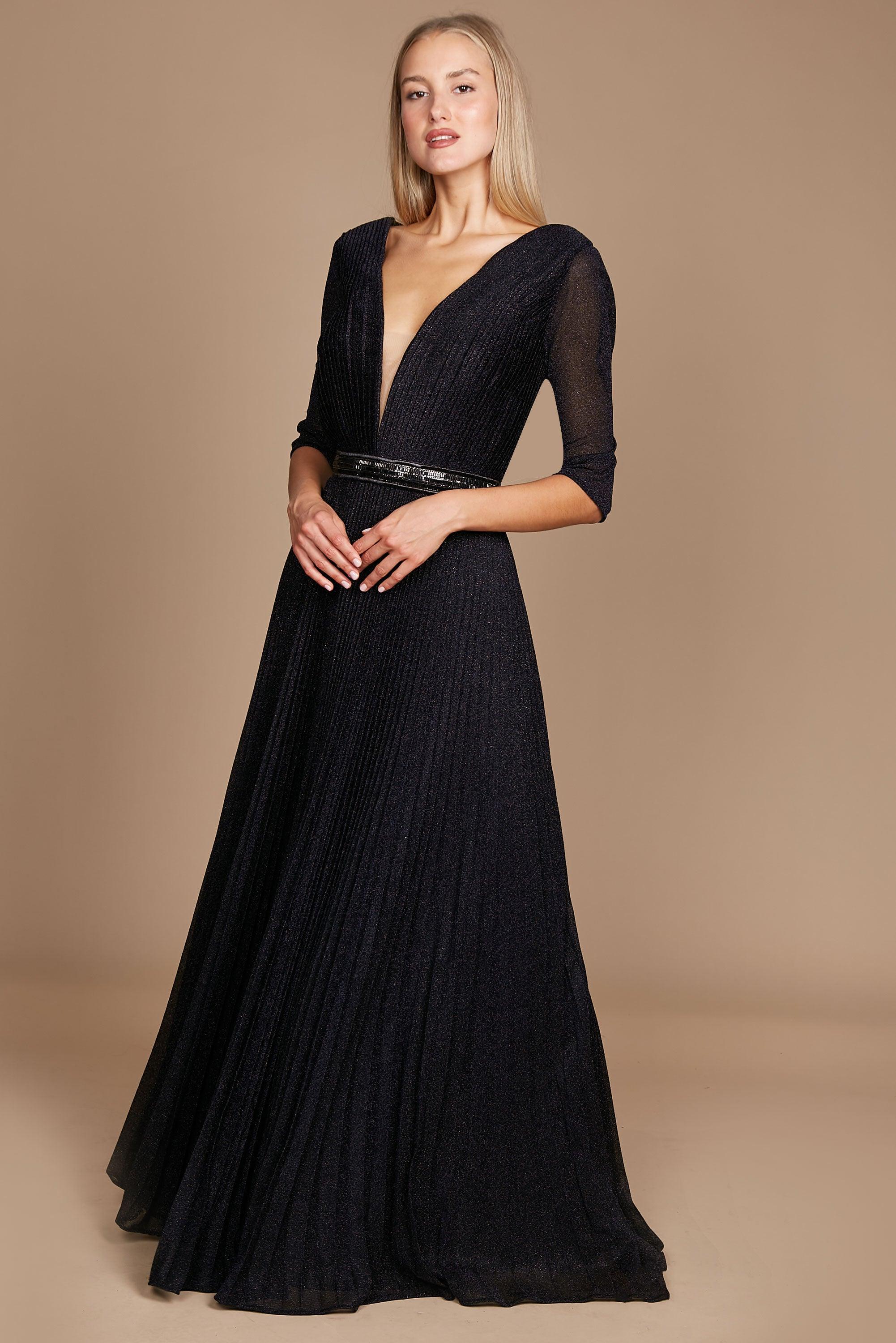 Dylan & Davids Long Sleeve Formal Evening Dress