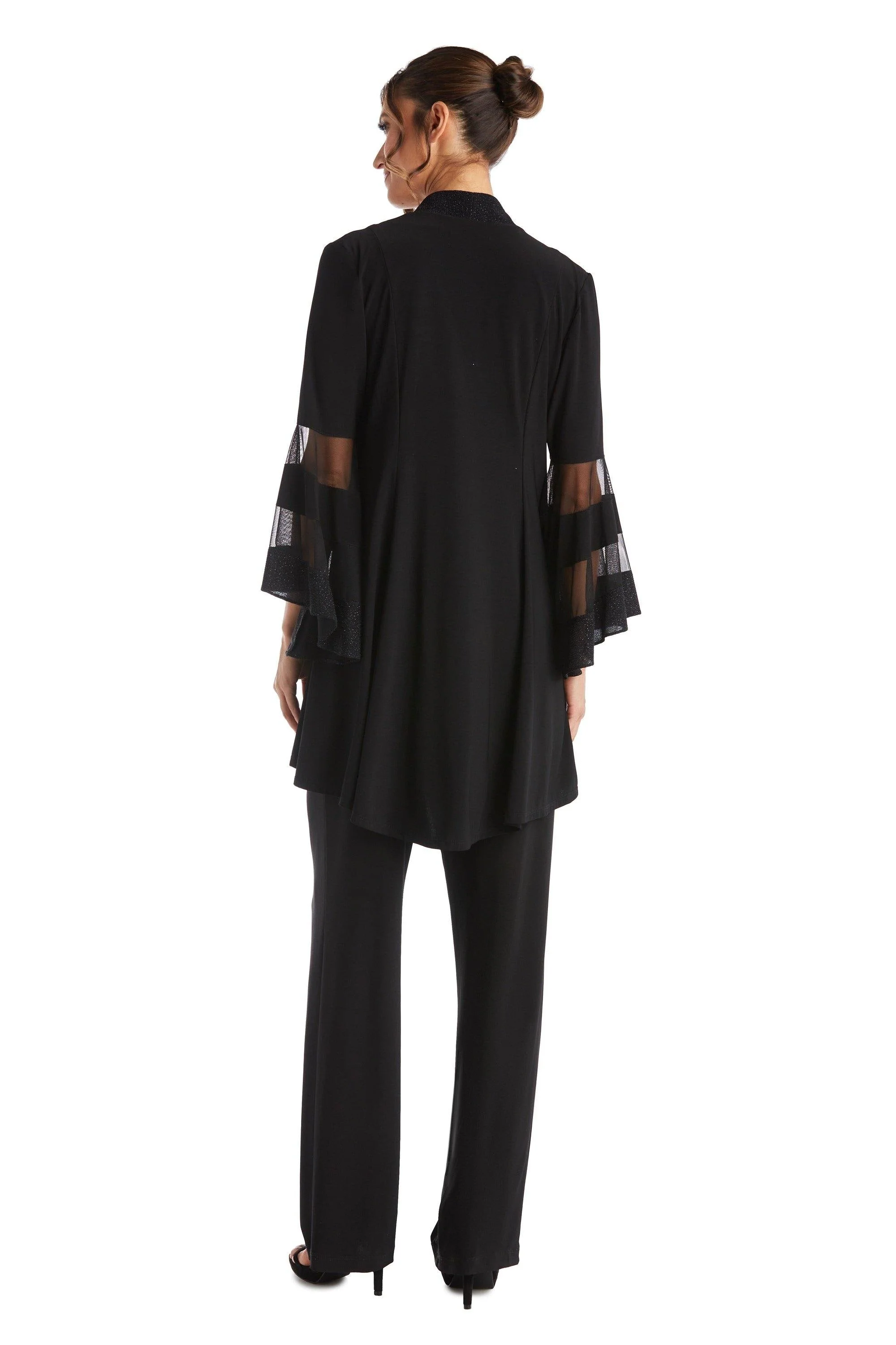 R&M Richards 7241P Formal Petite Duster Pant Suit