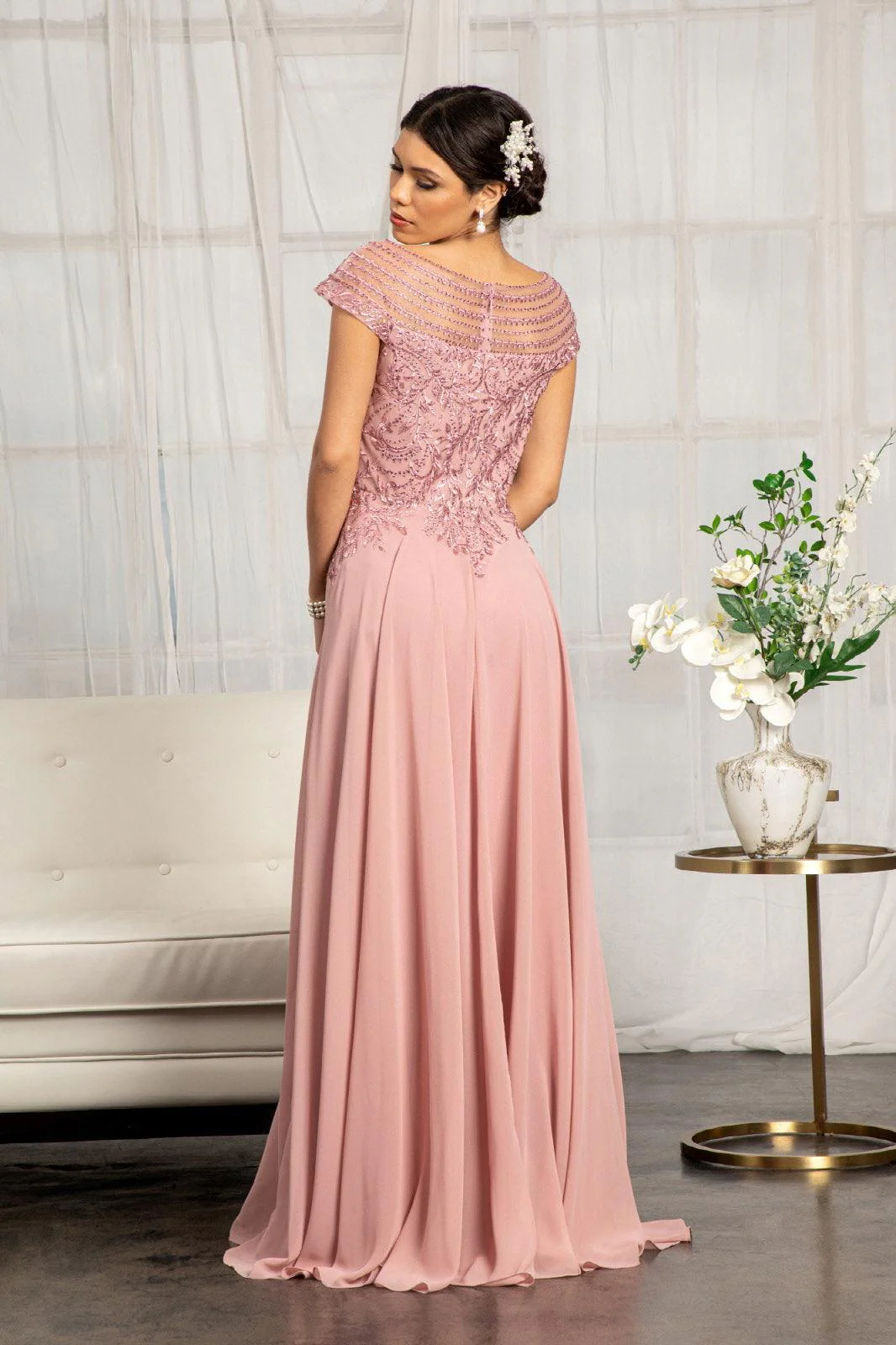 Long Formal Chiffon Mother of the Bride Dress Sale