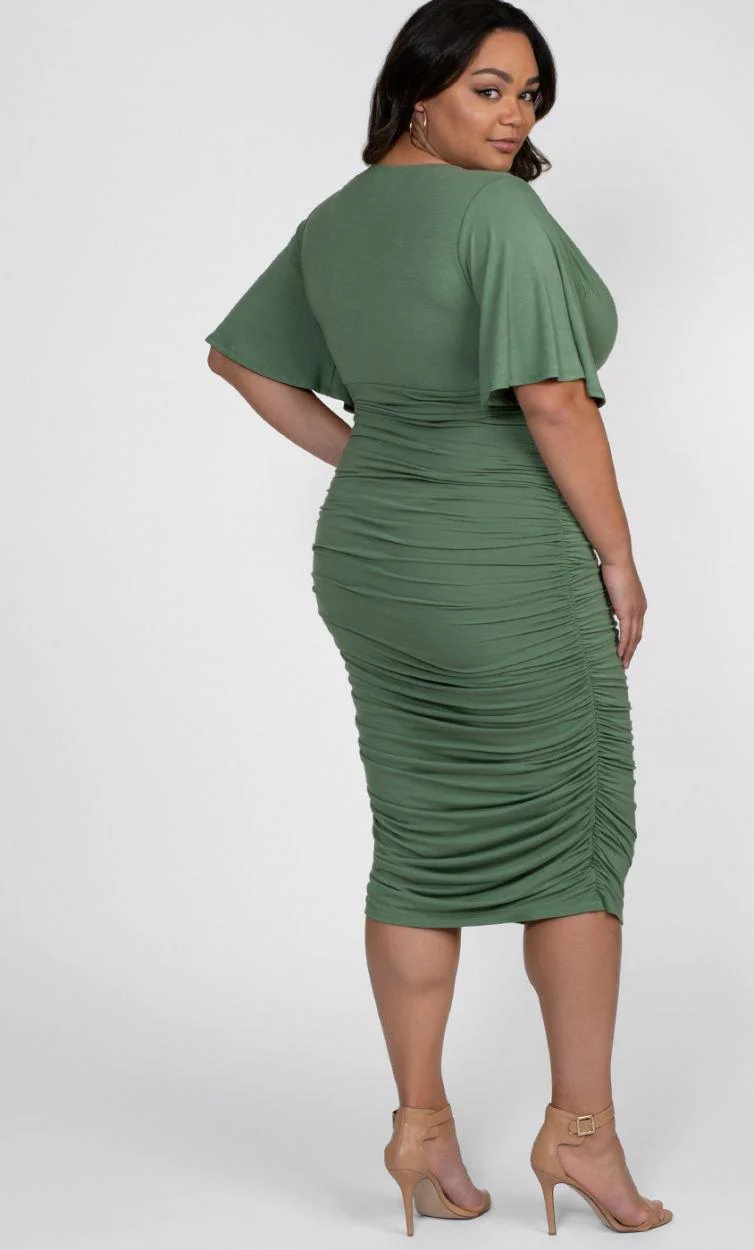 Kiyonna Formal Ruched Dress Sale