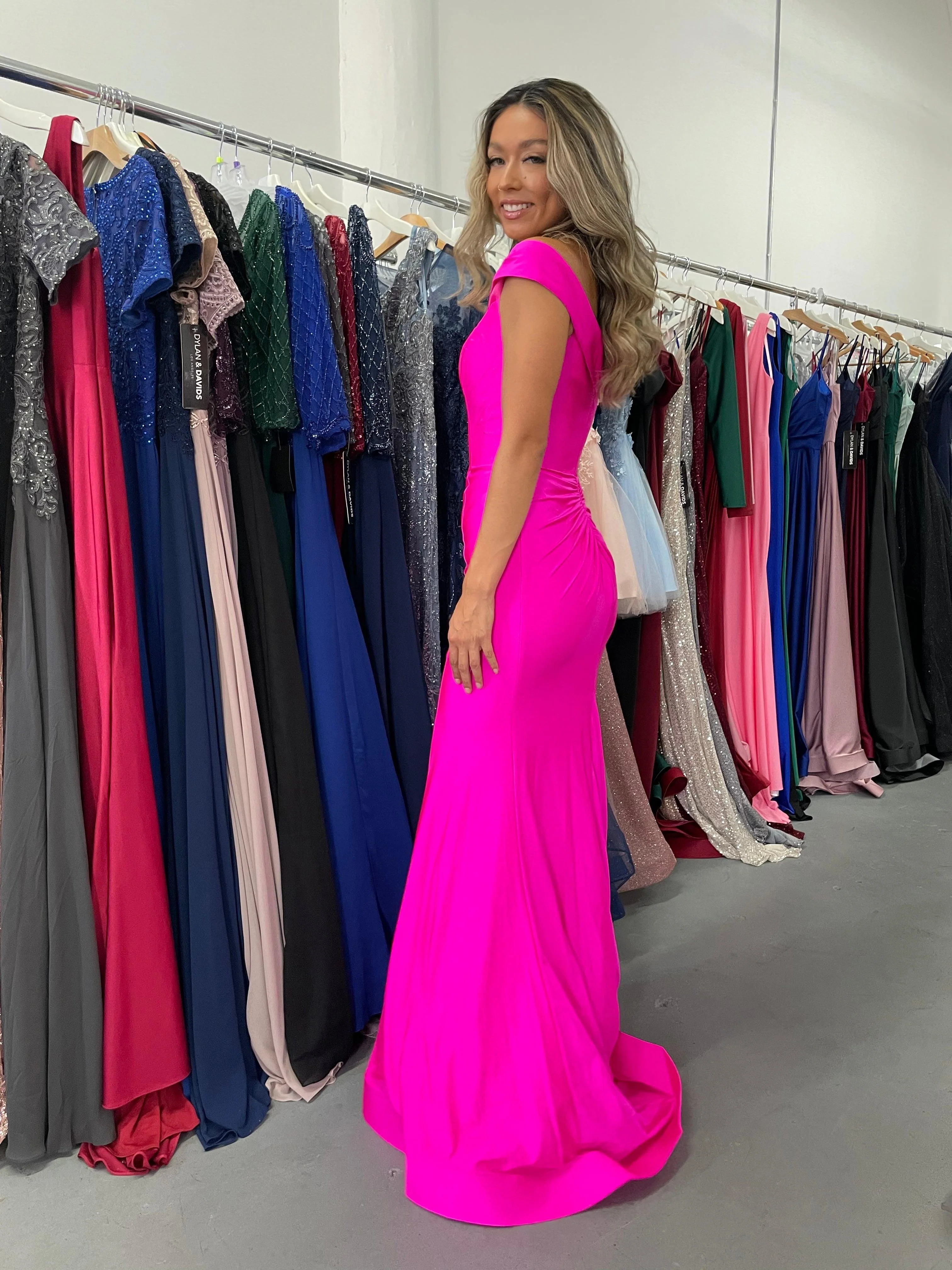 Off Shoulder Long Formal Dress Sale