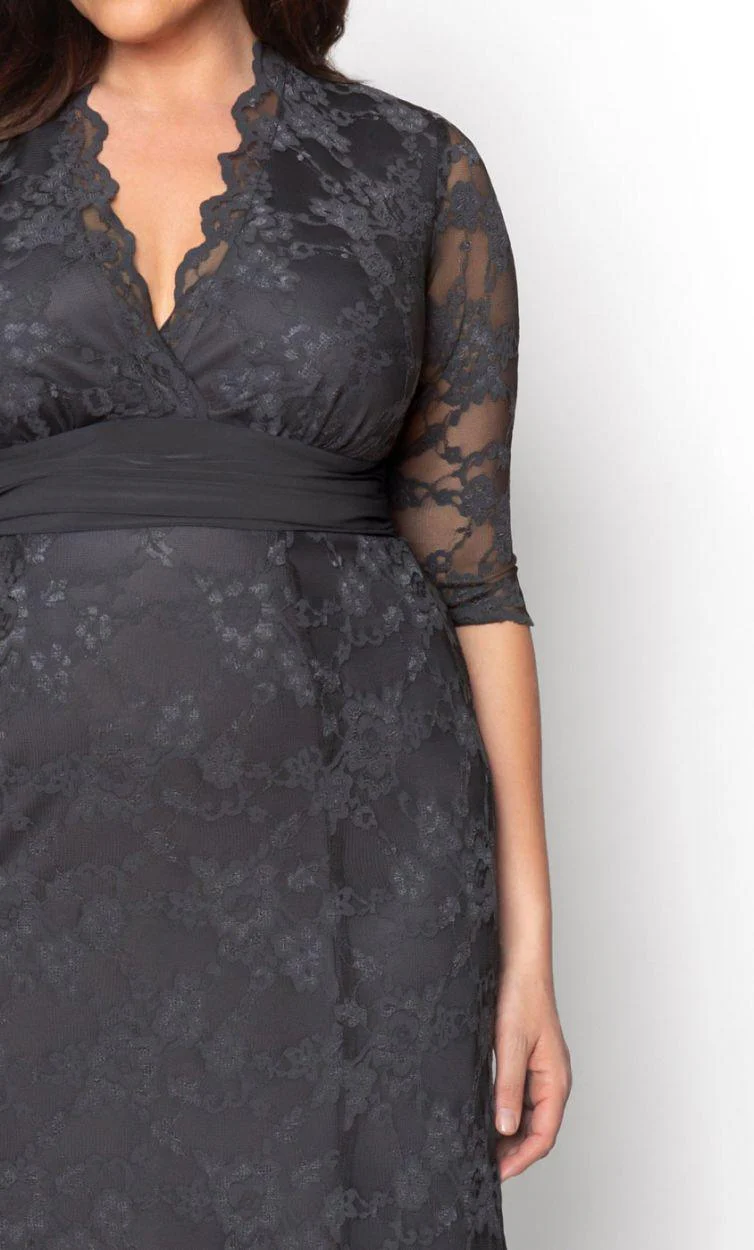 Kiyonna Screen Siren Lace Long Dress