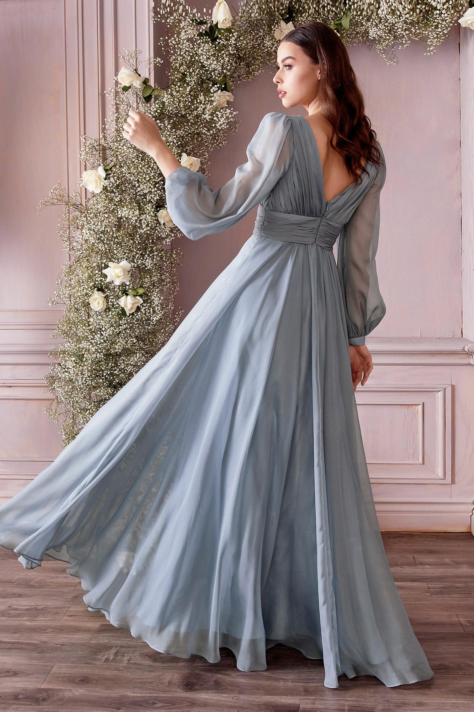Cinderella Divine CD0192 Long Sleeve Evening Formal Dress