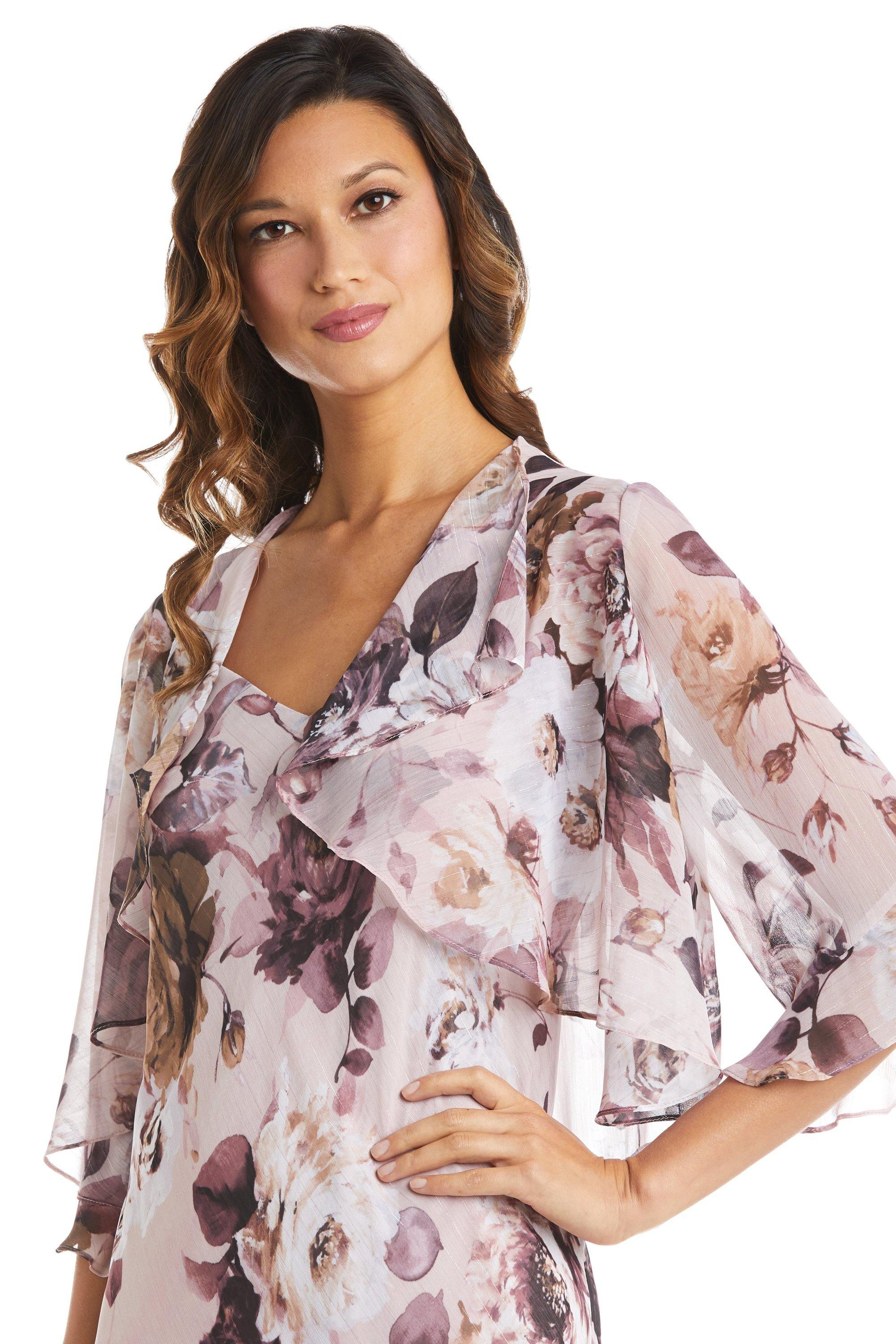 R&M Richards 7915 Long Two Piece Floral Jacket Dress Sale