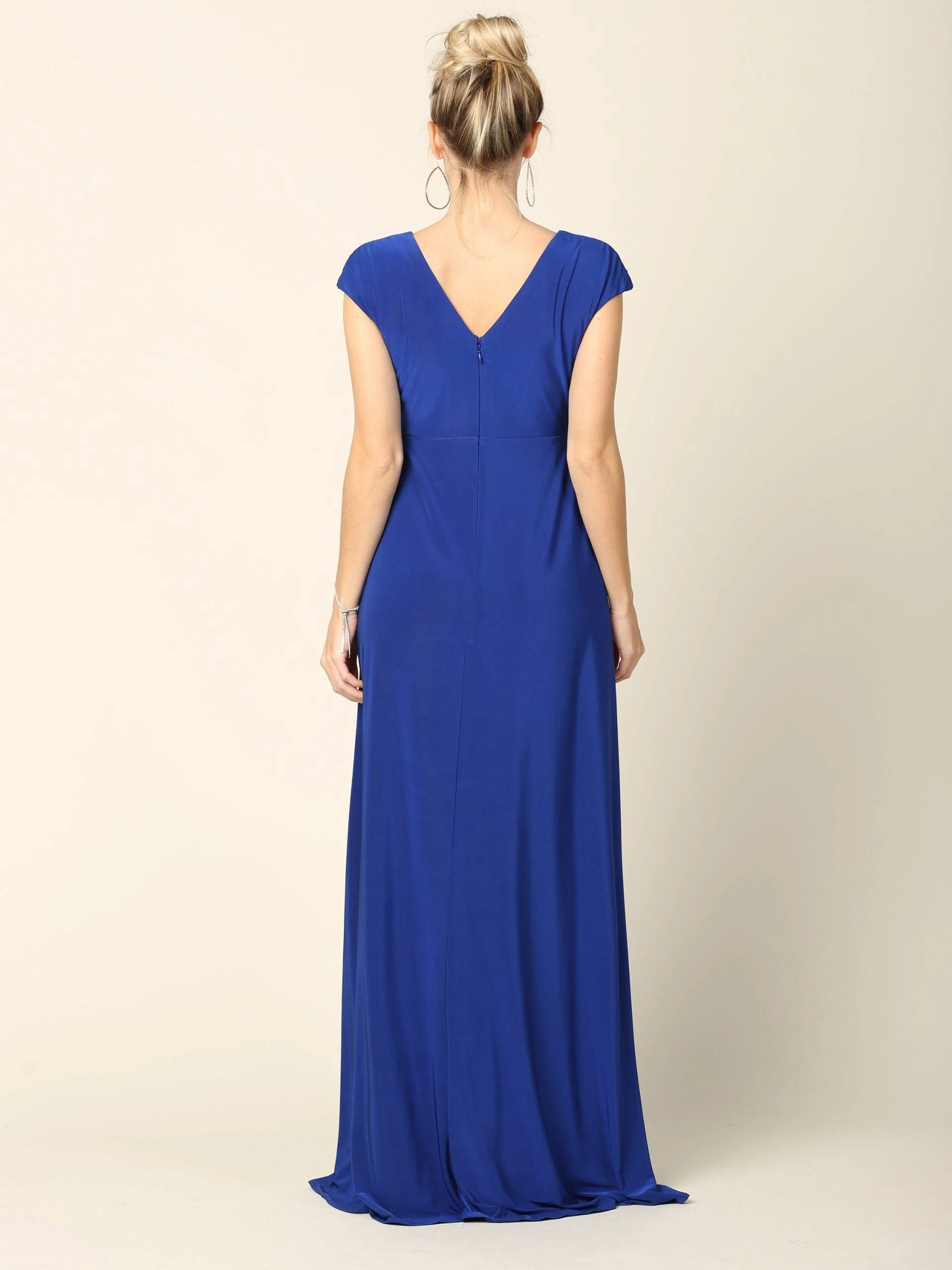Mother of the Bride Long V Neck Formal Dress Sale