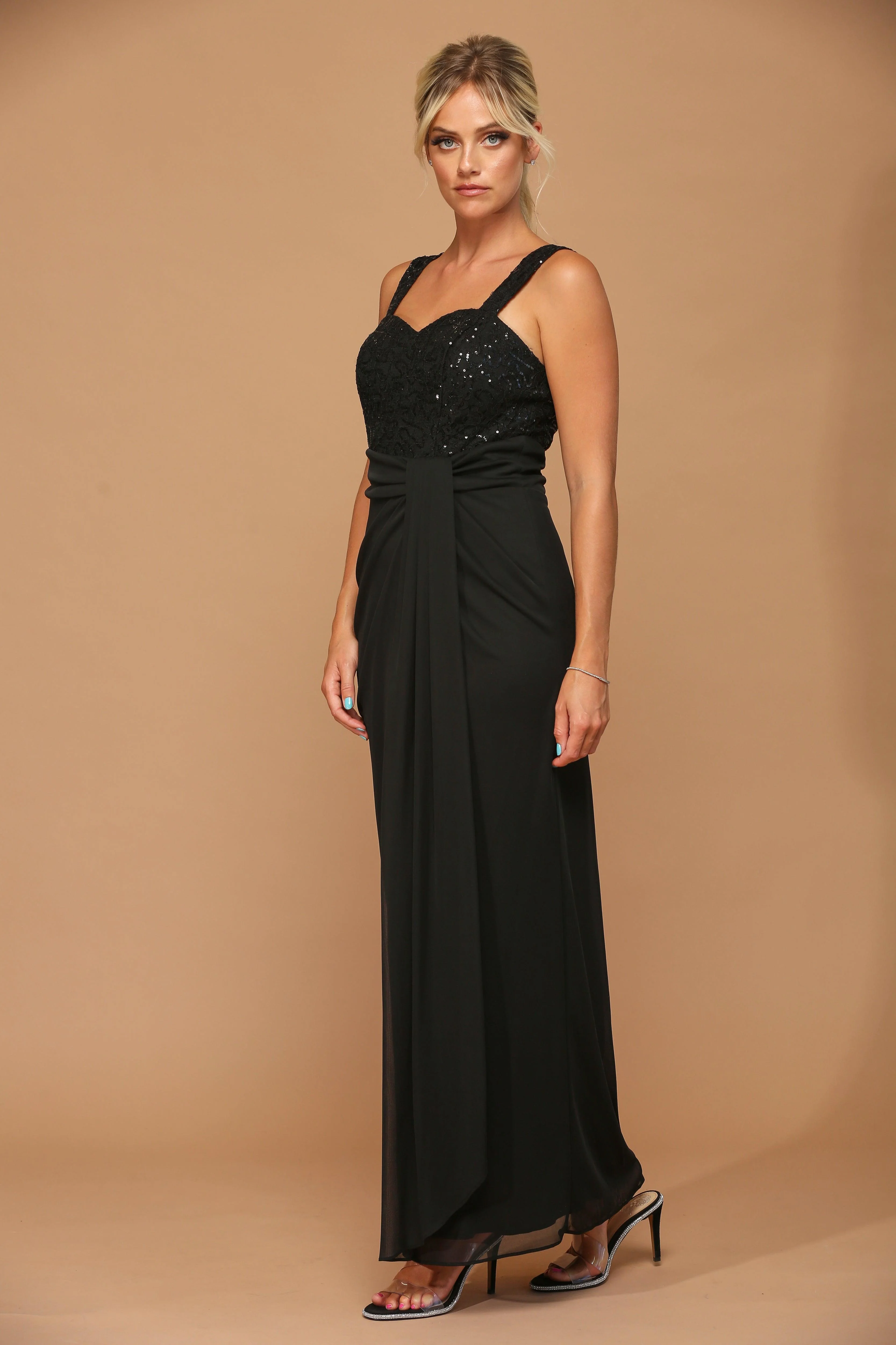 Long Mother of the Bride 2 Piece Formal Bolero Dress