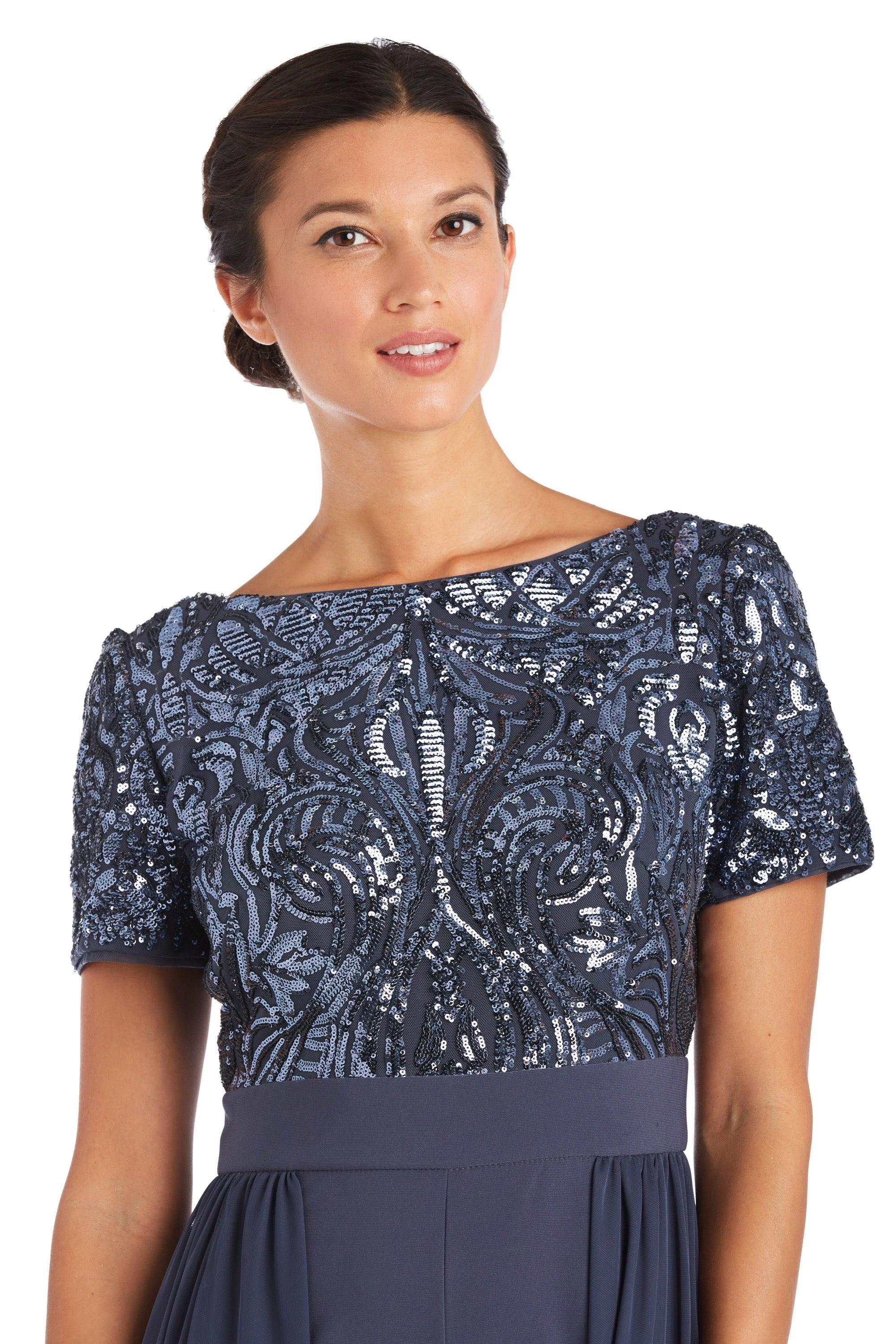 R&M Richards 7632P Sequins Formal Petite Jumpsuit Sale