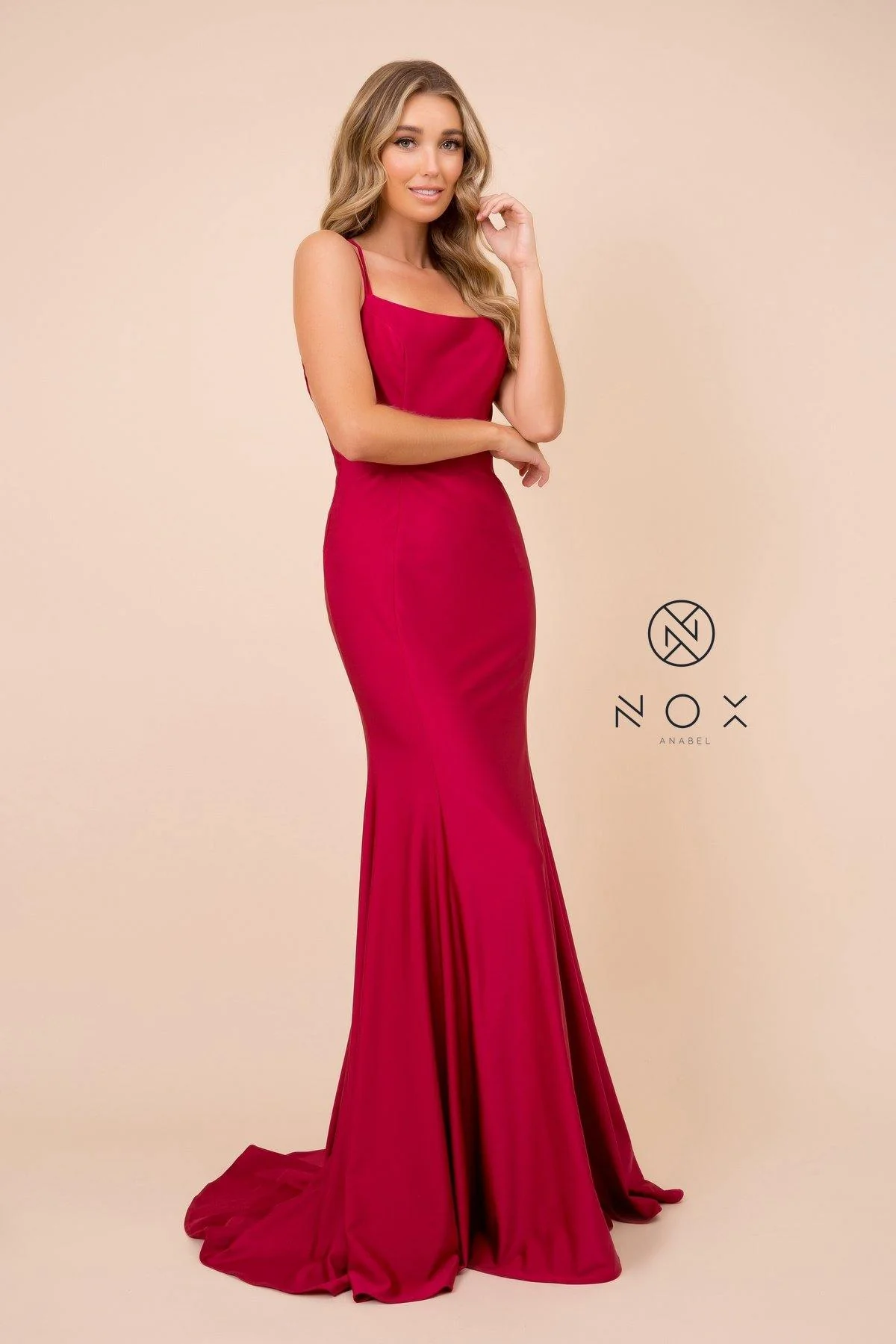 Long  Formal Prom Fitted Evening Dress