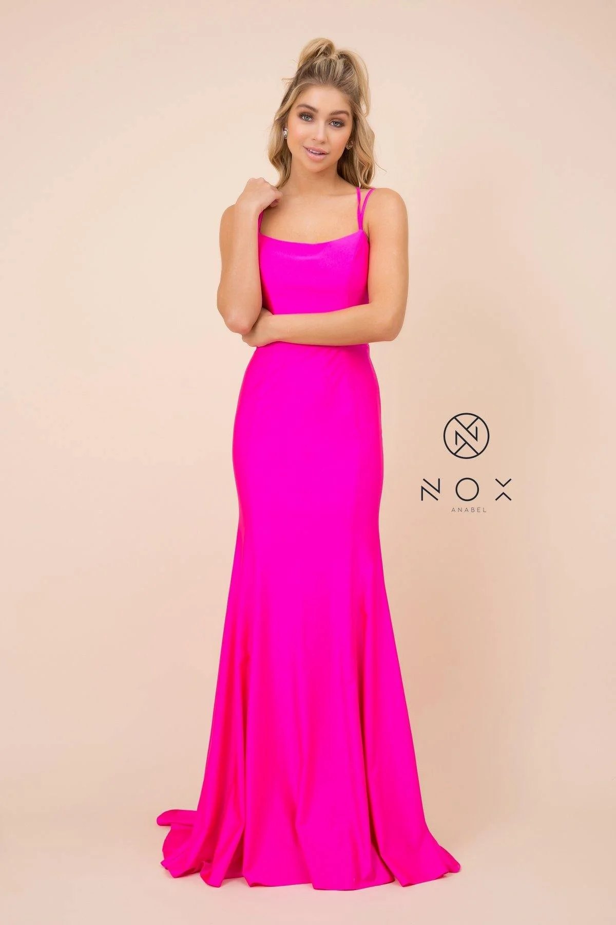 Long  Formal Prom Fitted Evening Dress